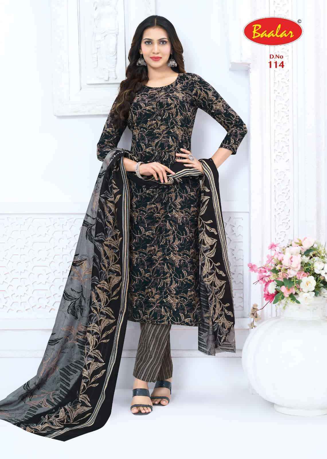Baalar Zeenat Vol 1 Premium Wear Cotton Dress Material 15 Pcs Catalog
