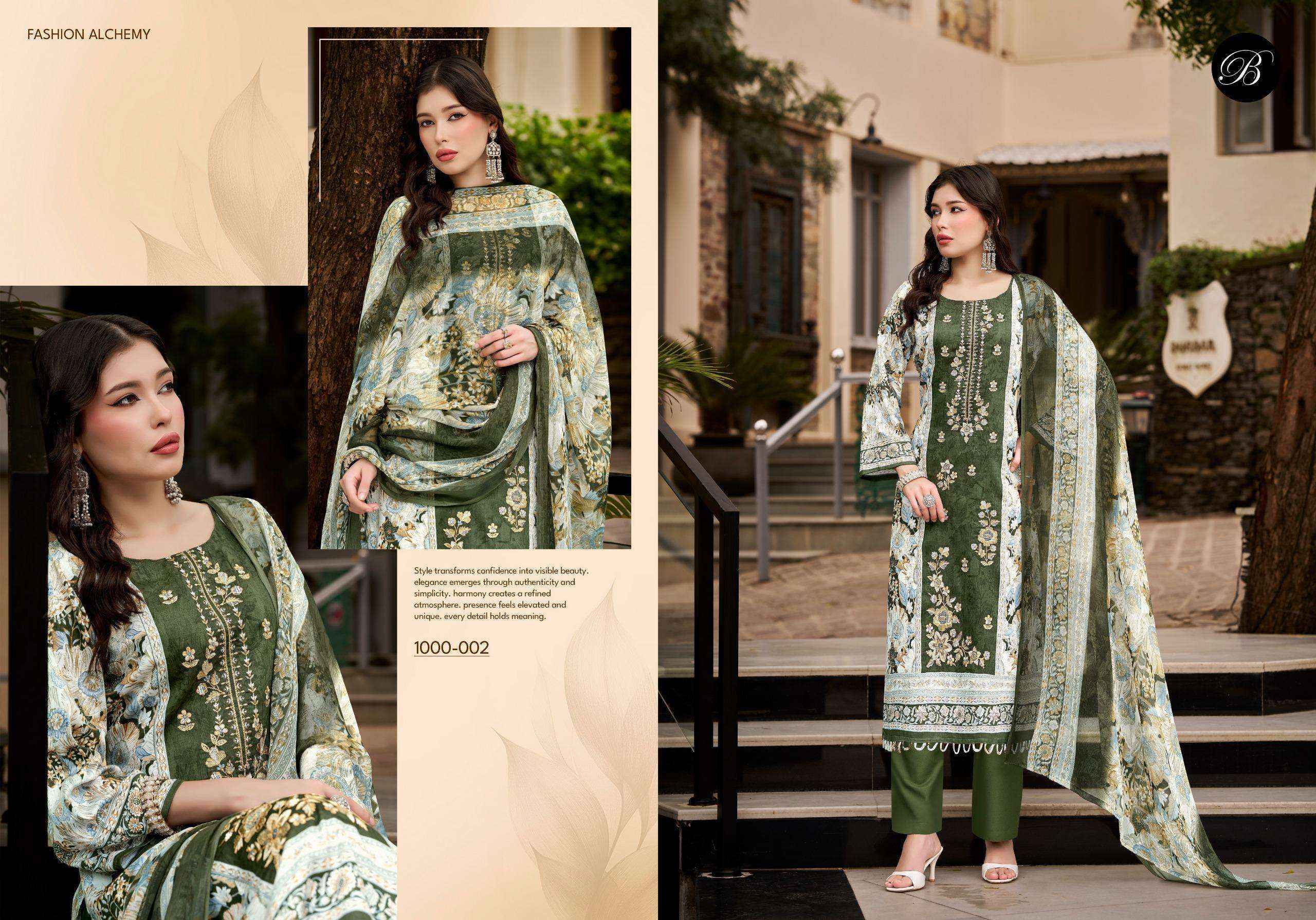 Belliza Designer Feroza Jam Cotton Dress Material | Direct From Surat Factory ( 8 Pcs Set )