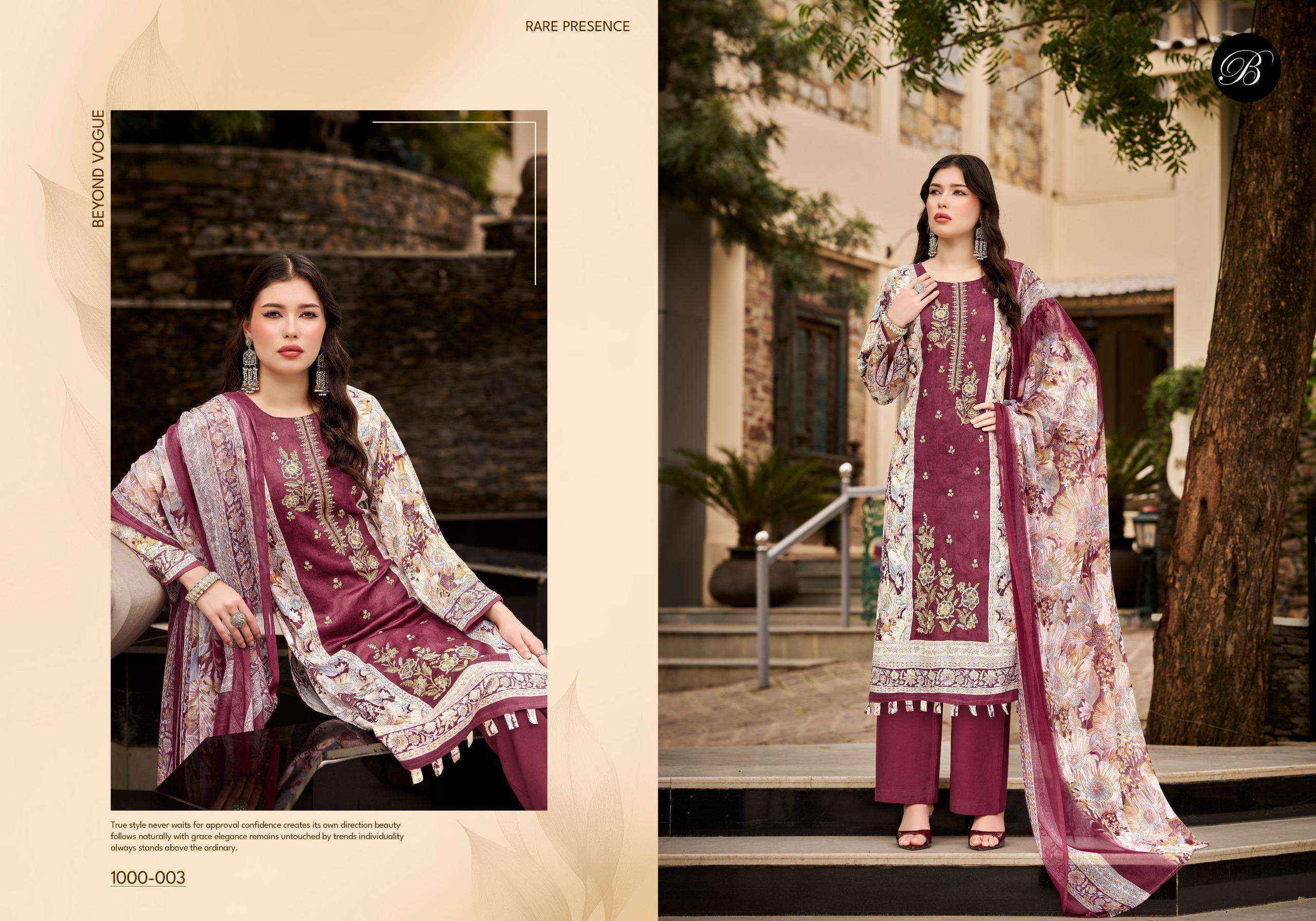 Belliza Designer Feroza Jam Cotton Dress Material | Direct From Surat Factory ( 8 Pcs Set )