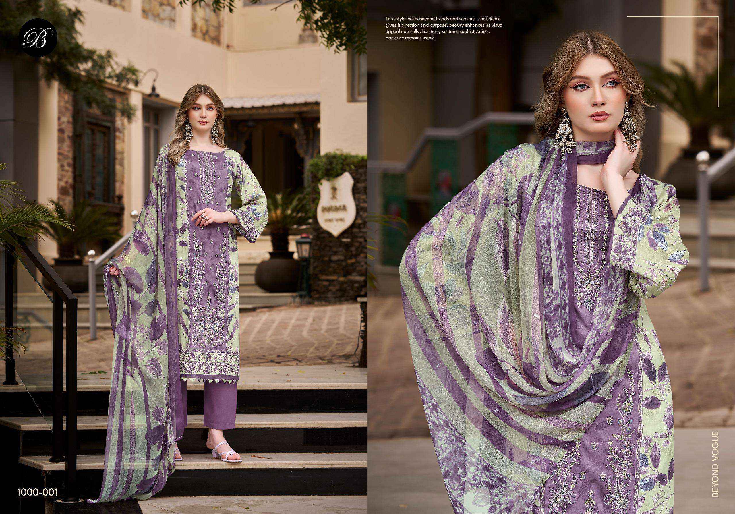 Belliza Designer Feroza Jam Cotton Dress Material | Direct From Surat Factory ( 8 Pcs Set )
