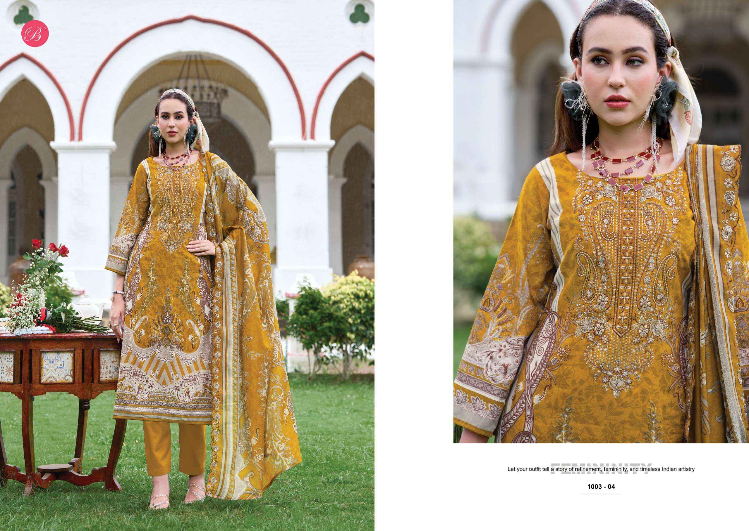 Belliza Designer Guzarish Vol 25 Cotton Dress Material 8 pcs Catalog