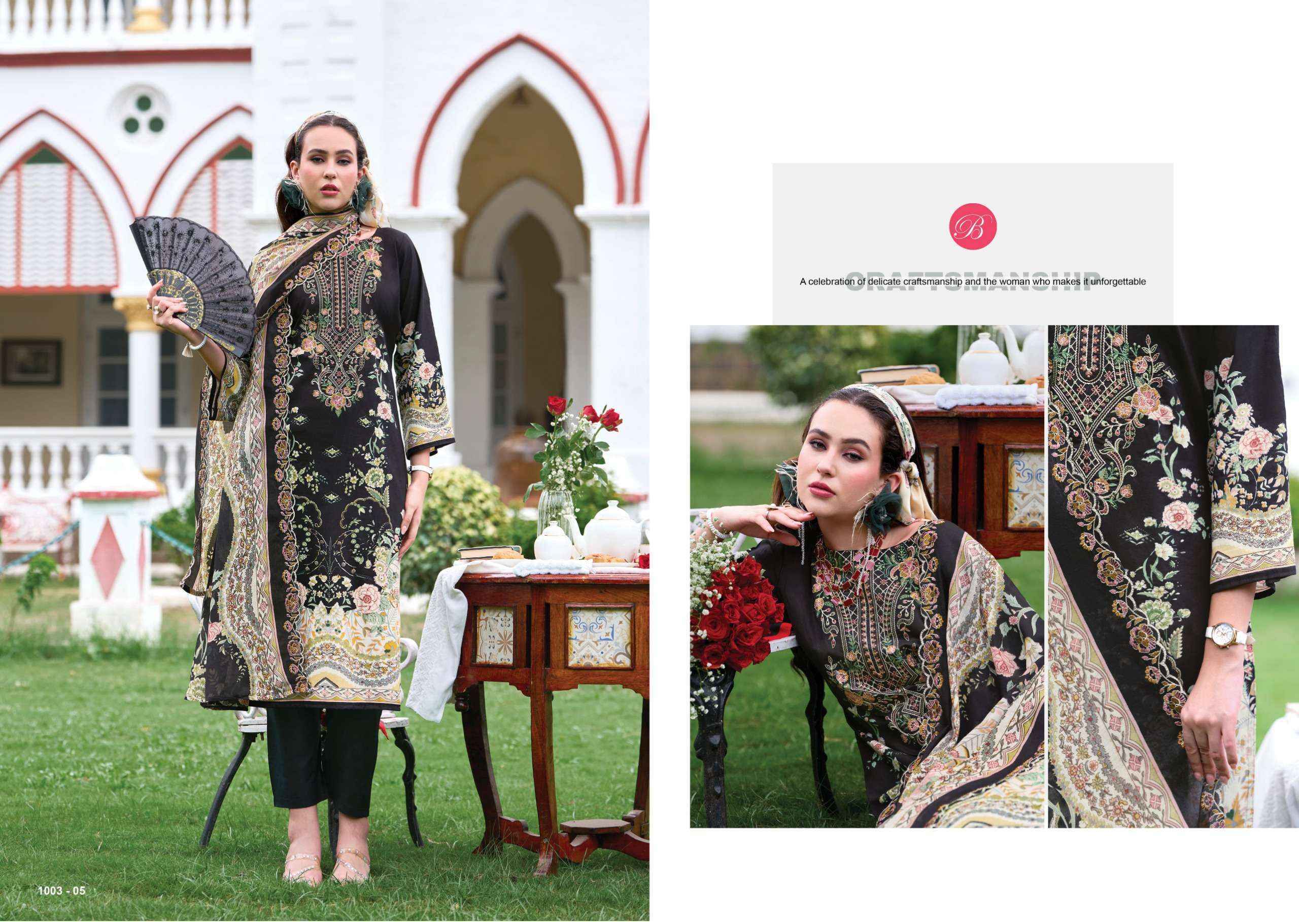 Belliza Designer Guzarish Vol 25 Cotton Dress Material 8 pcs Catalog
