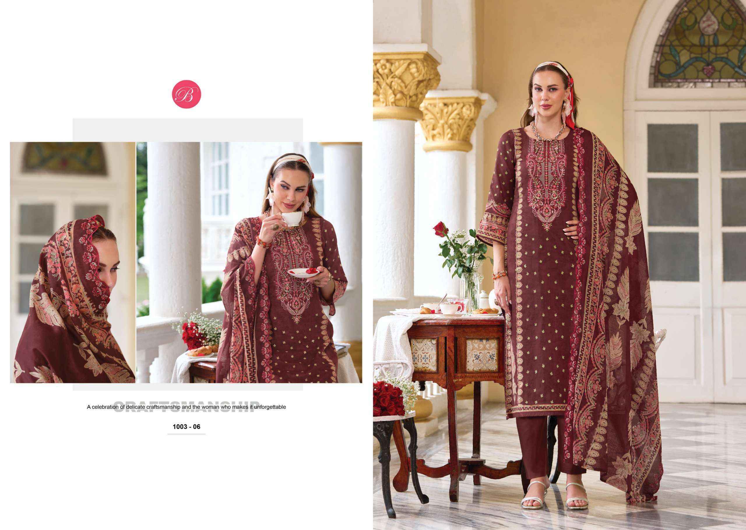 Belliza Designer Guzarish Vol 25 Cotton Dress Material 8 pcs Catalog