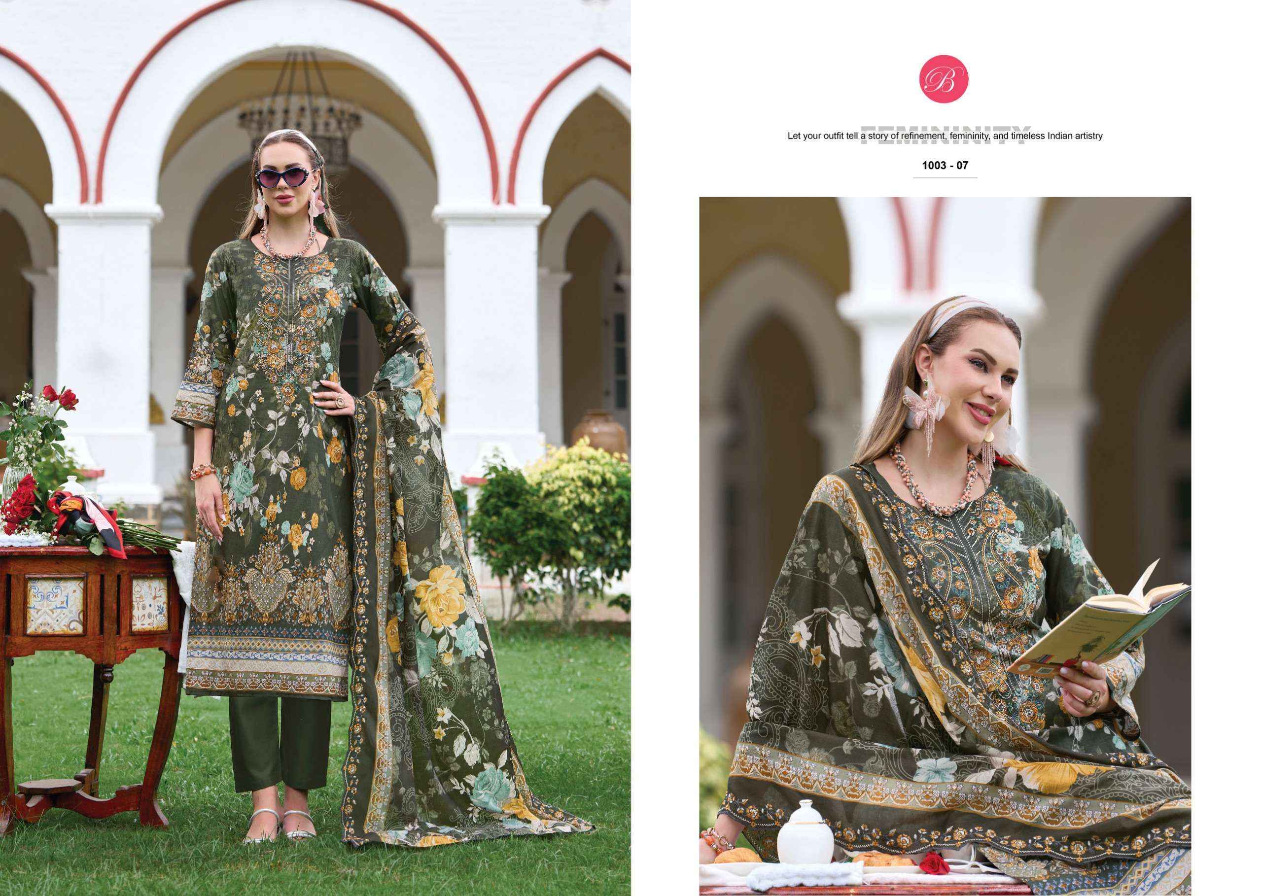 Belliza Designer Guzarish Vol 25 Cotton Dress Material 8 pcs Catalog