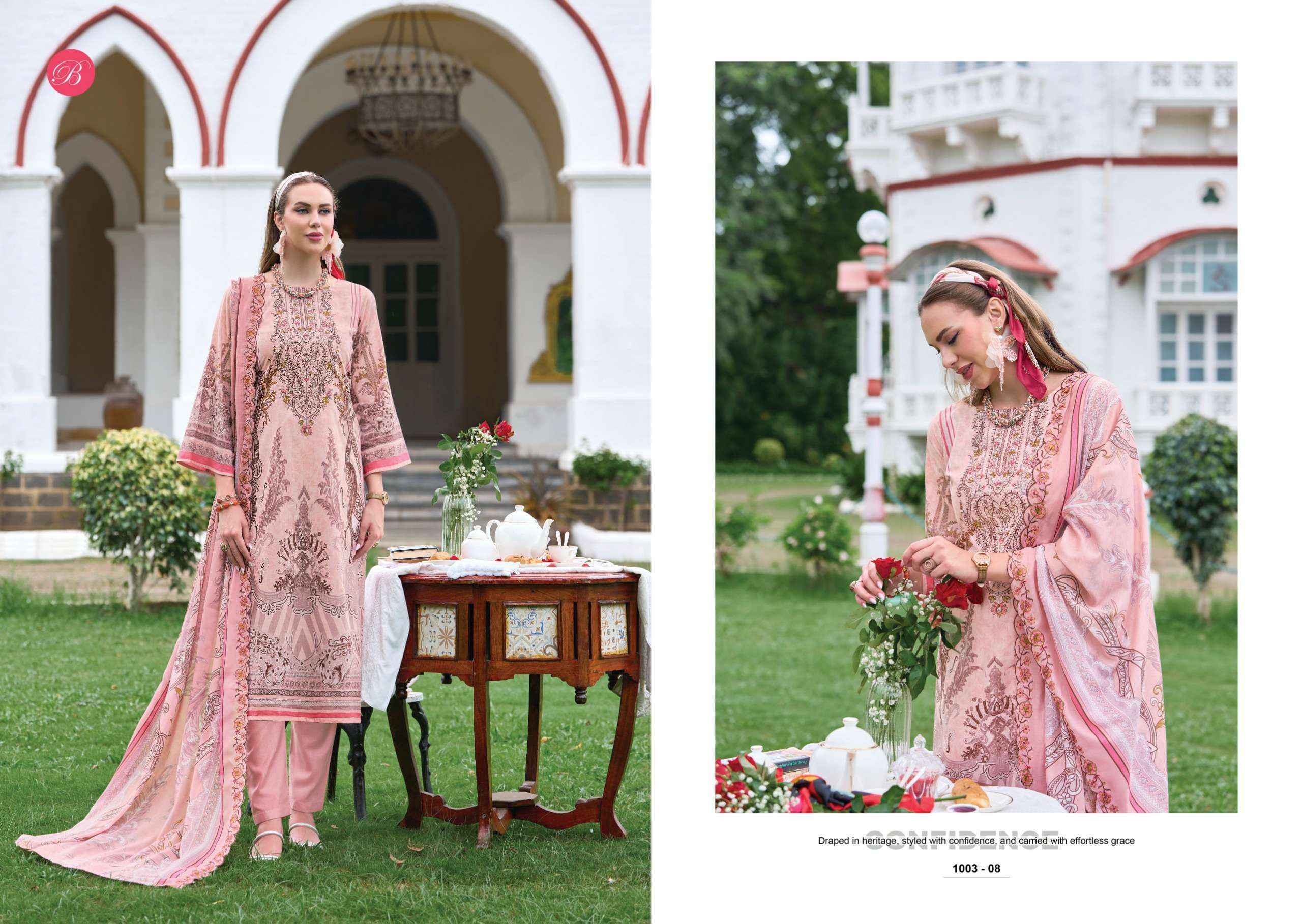 Belliza Designer Guzarish Vol 25 Cotton Dress Material 8 pcs Catalog