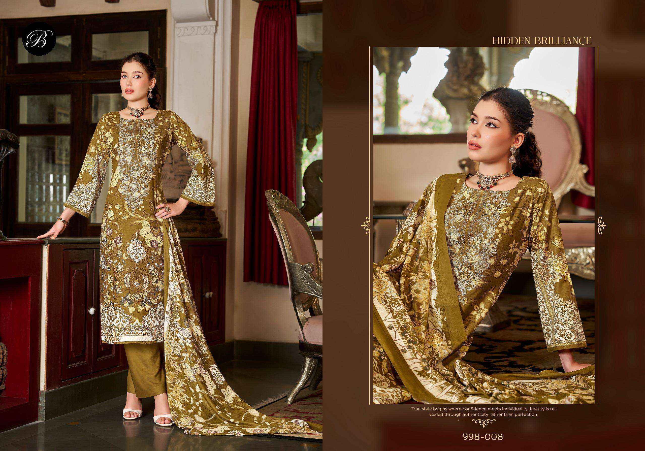 Belliza Designer Naira Vol 155 Cotton Dress Material 8 pcs Catalogue