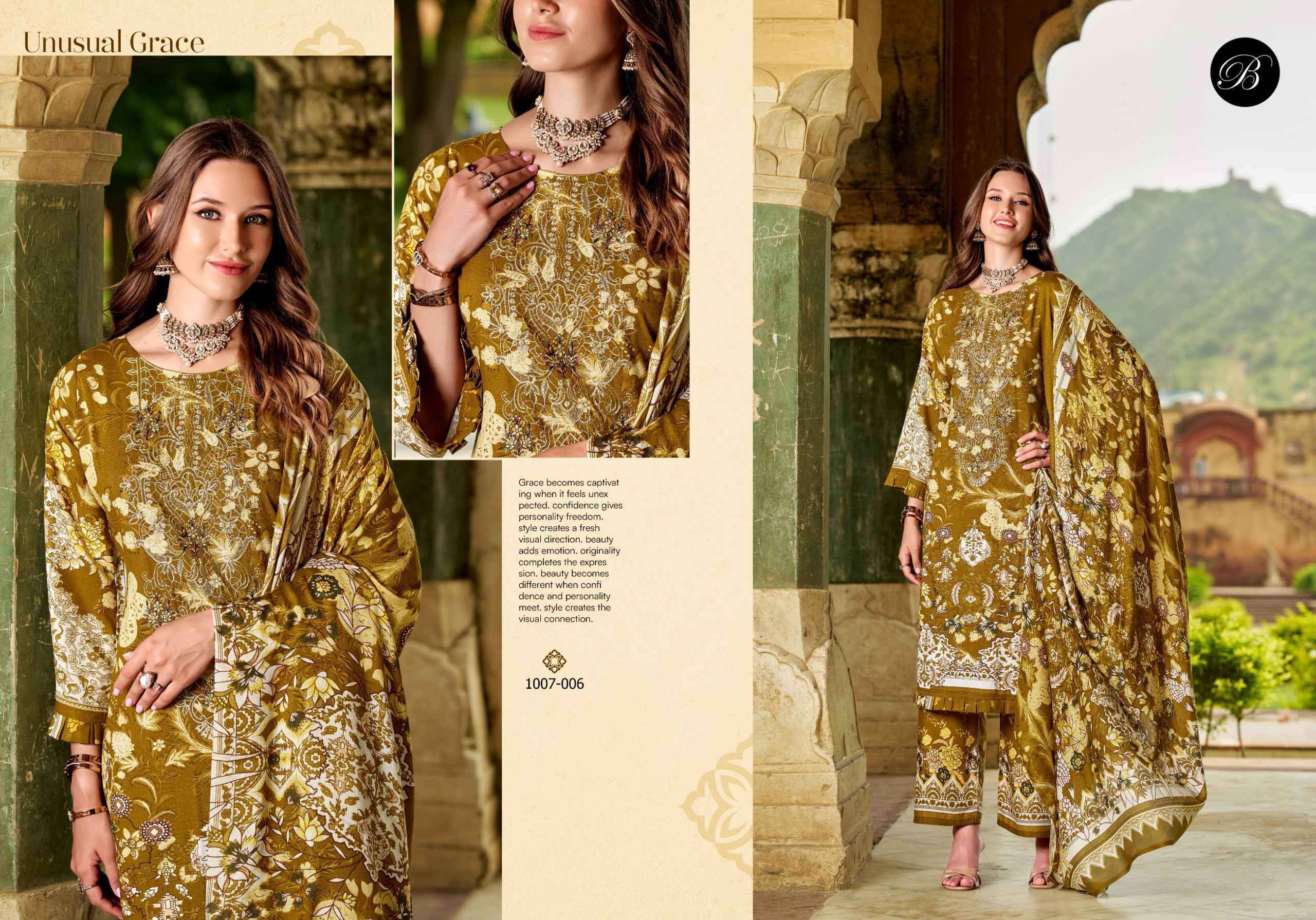 Belliza Dilkhush Vol 6 Viscose Rayon Dress Material 8 pcs Catalog
