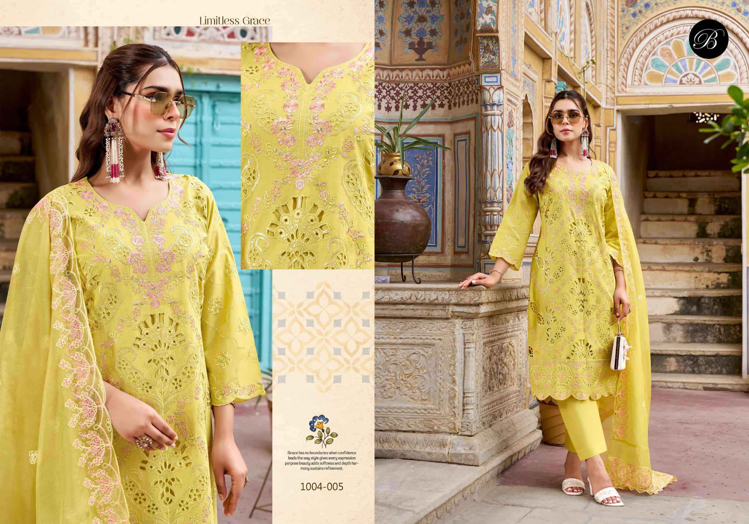 Belliza Khwaish Designer Cotton Dress Material 6 Pcs Catalog Wholesale Dealer