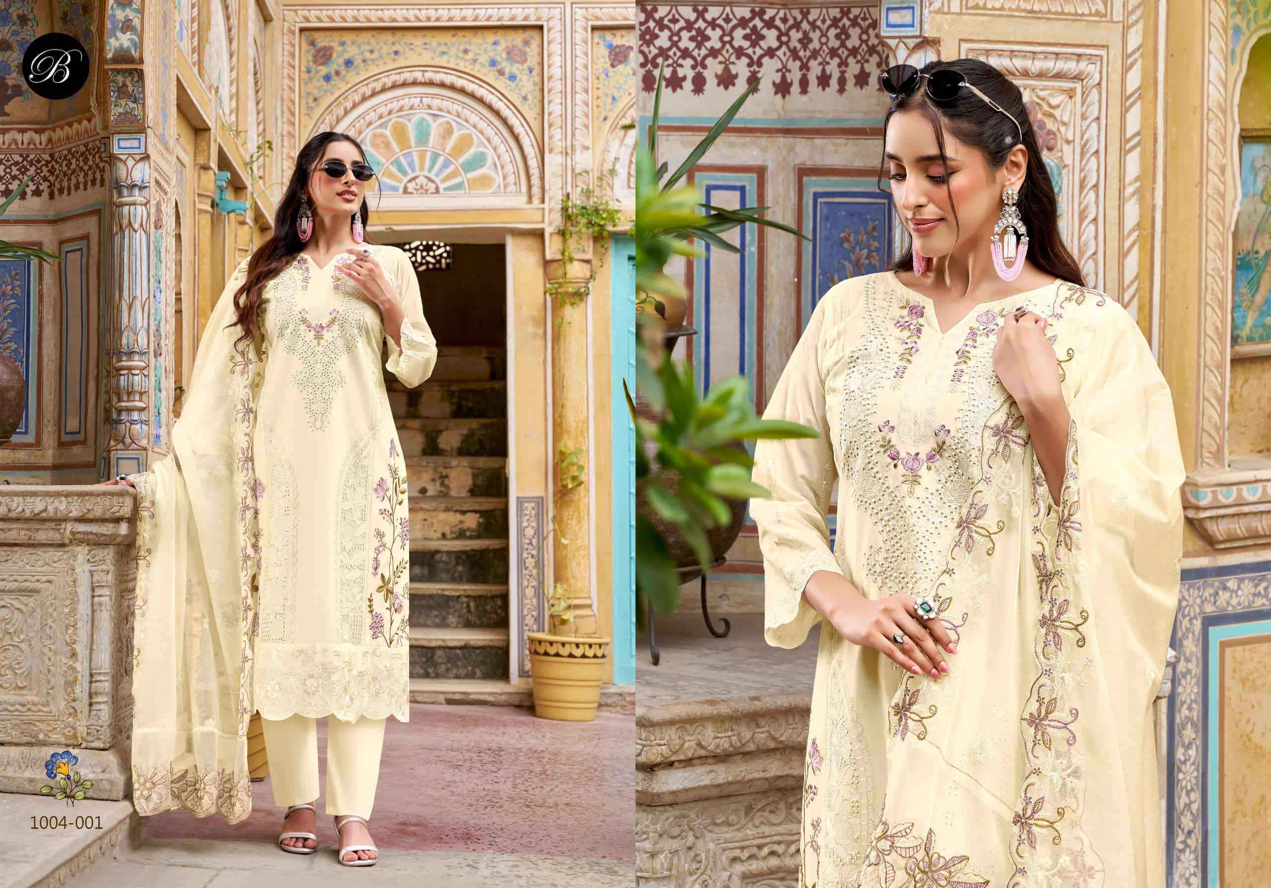 Belliza Khwaish Designer Cotton Dress Material 6 Pcs Catalog Wholesale Dealer