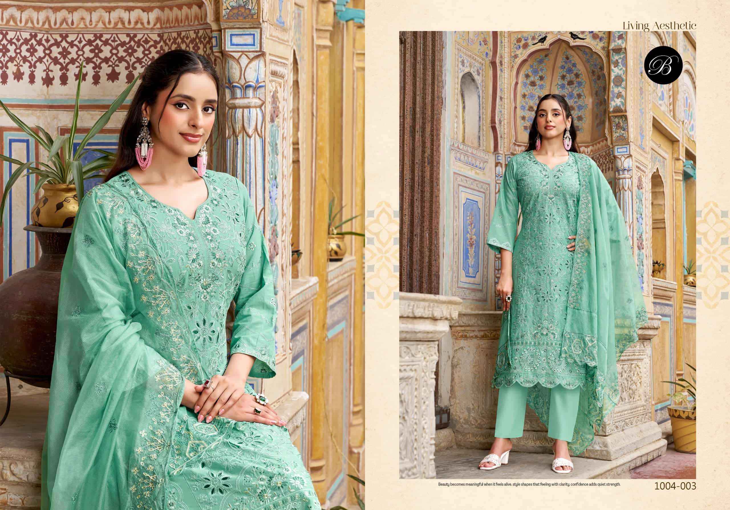 Belliza Khwaish Designer Cotton Dress Material 6 Pcs Catalog Wholesale Dealer