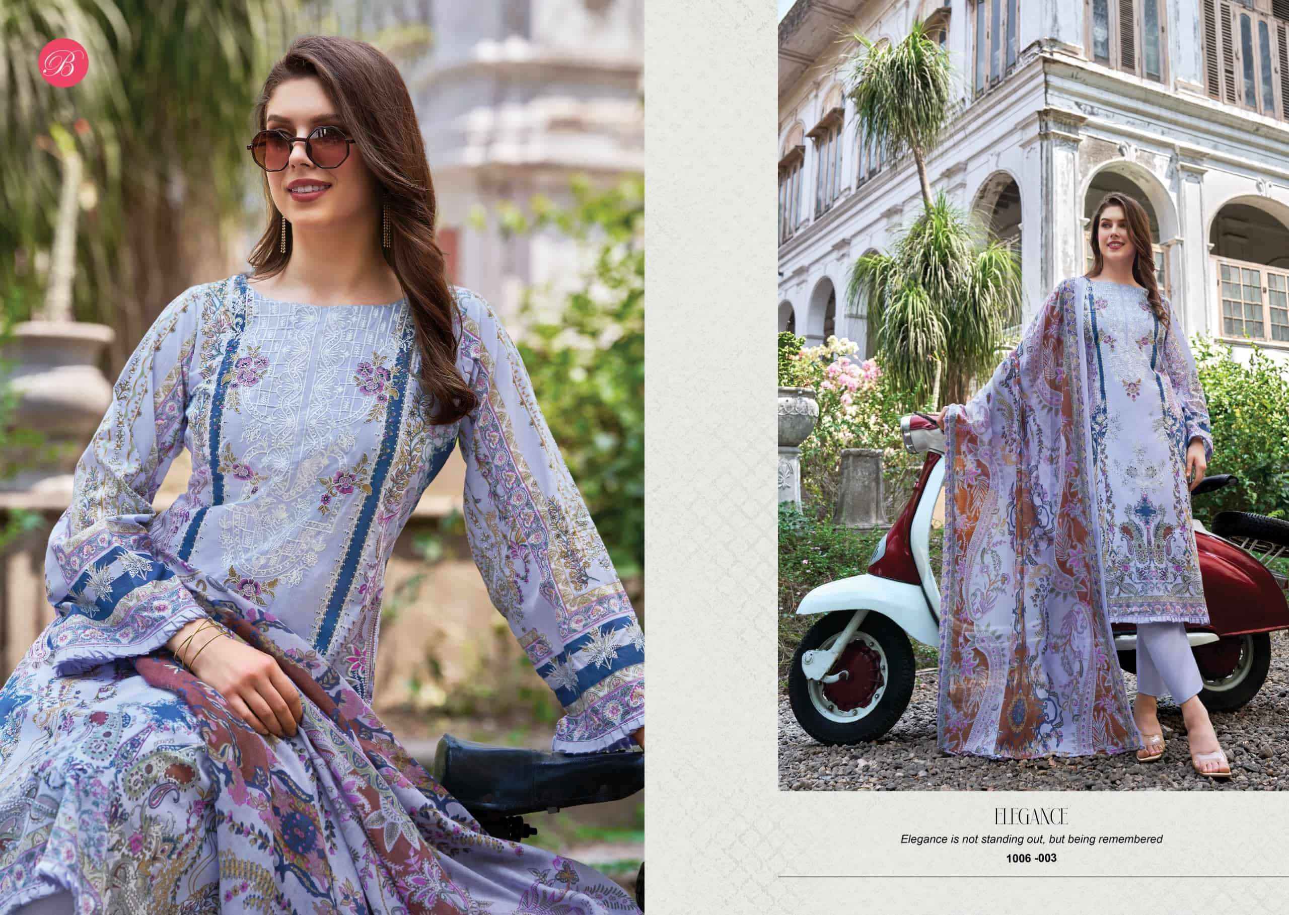 Belliza Naira Vol 156 Pure Cotton Fancy Dress Material  8 Pcs Catalog 