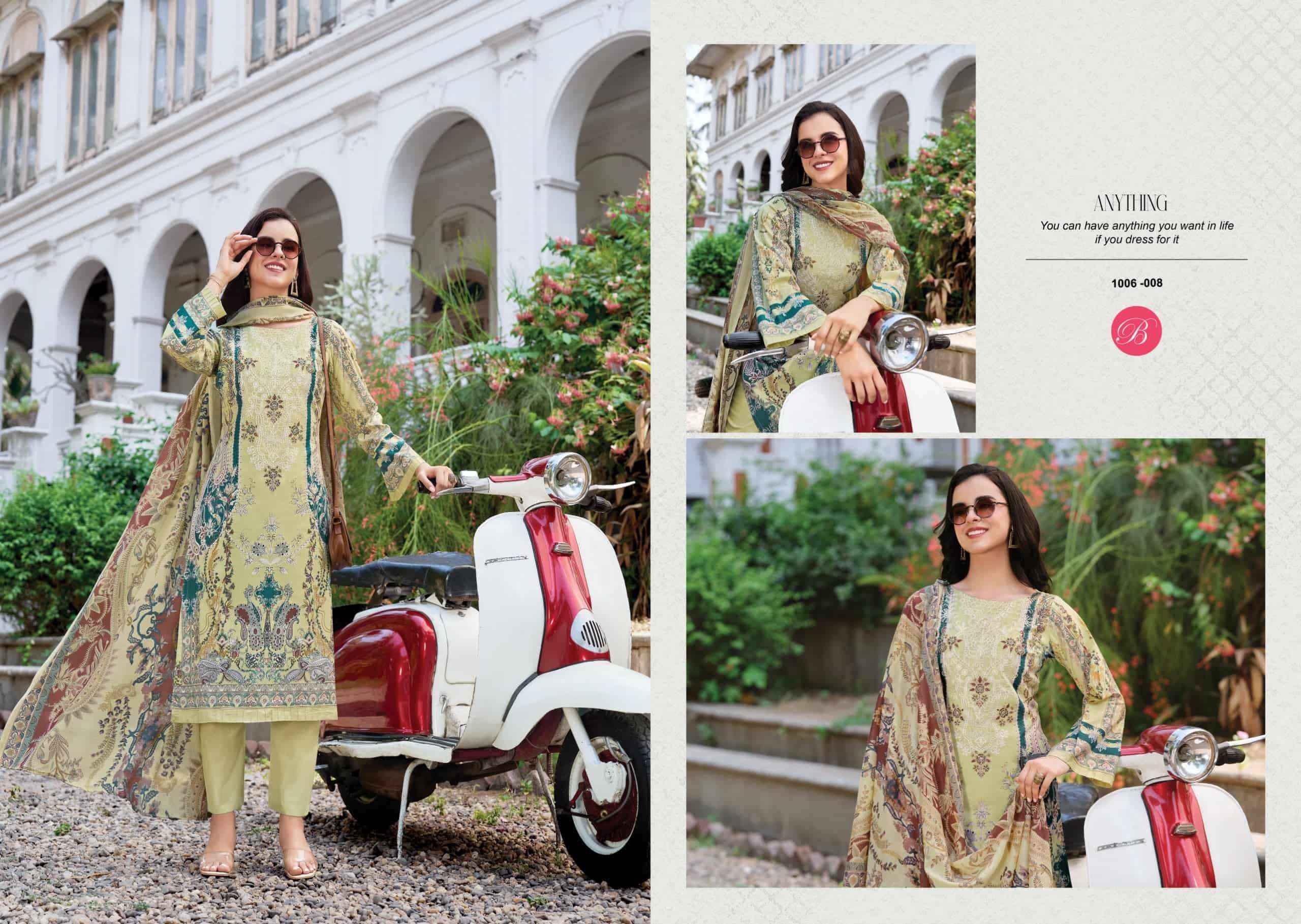 Belliza Naira Vol 156 Pure Cotton Fancy Dress Material  8 Pcs Catalog 