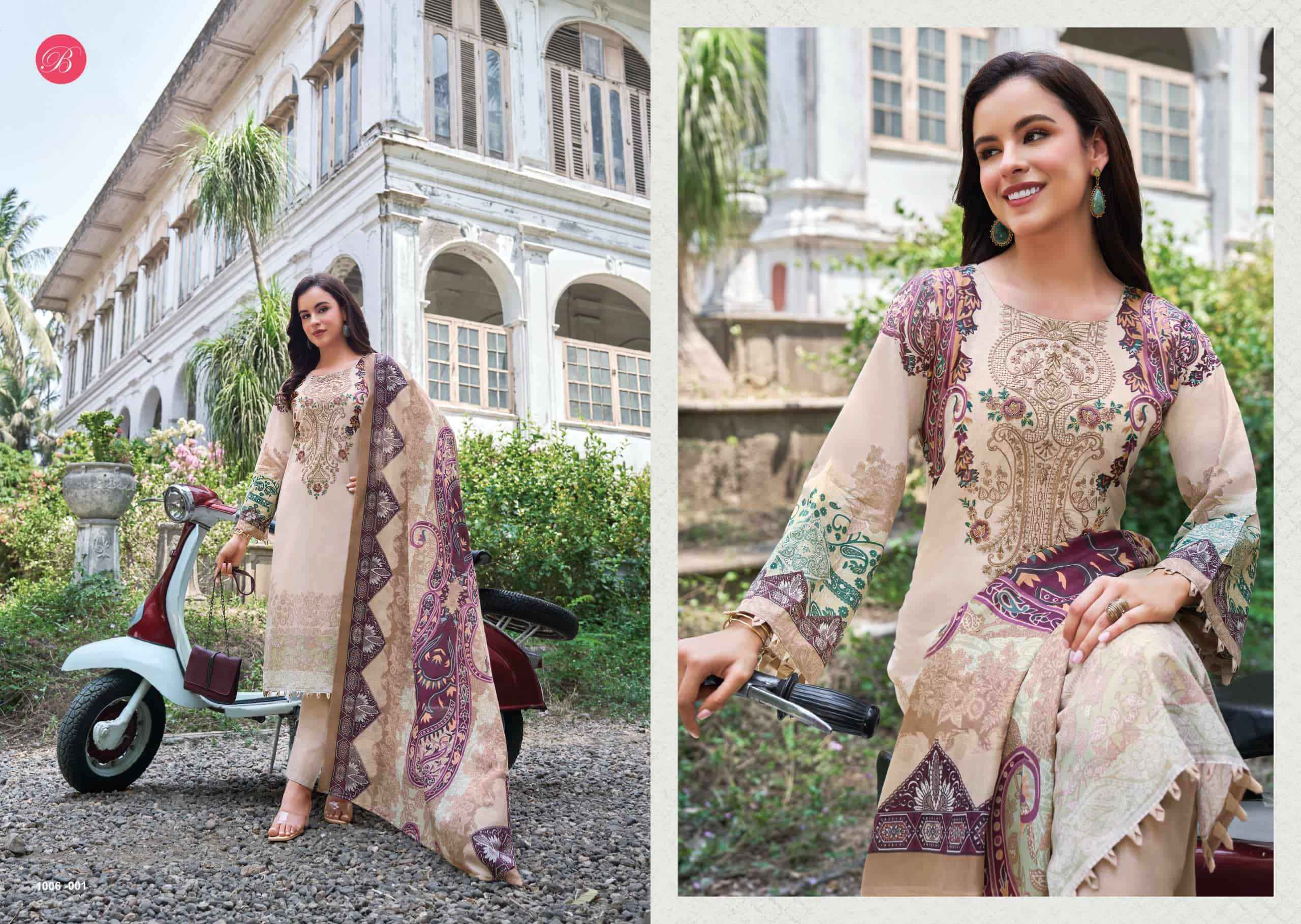 Belliza Naira Vol 156 Pure Cotton Fancy Dress Material  8 Pcs Catalog 