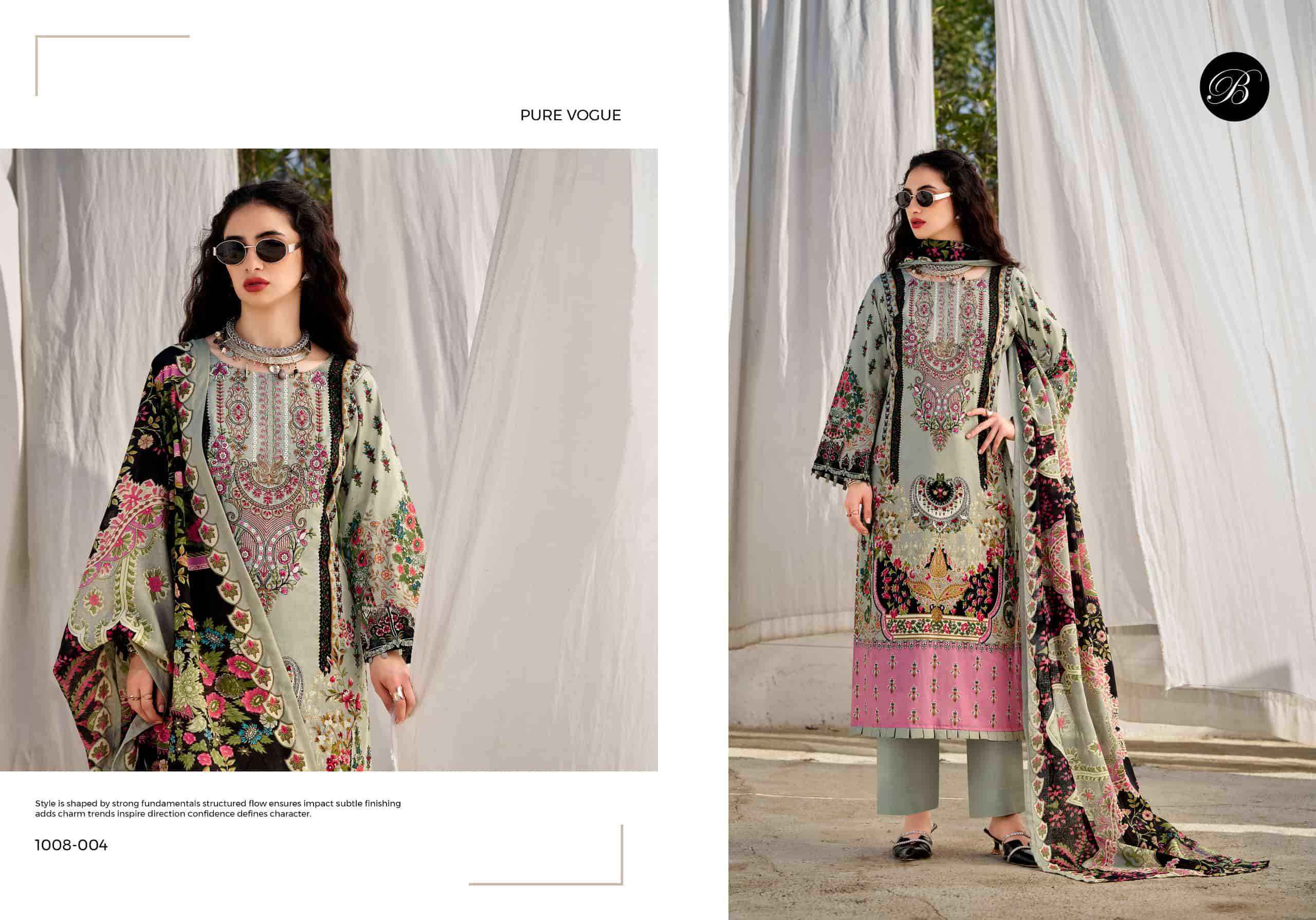 Belliza Naira Vol 157 Pure Cotton Premium Dress Material 8 Pcs Catalog 