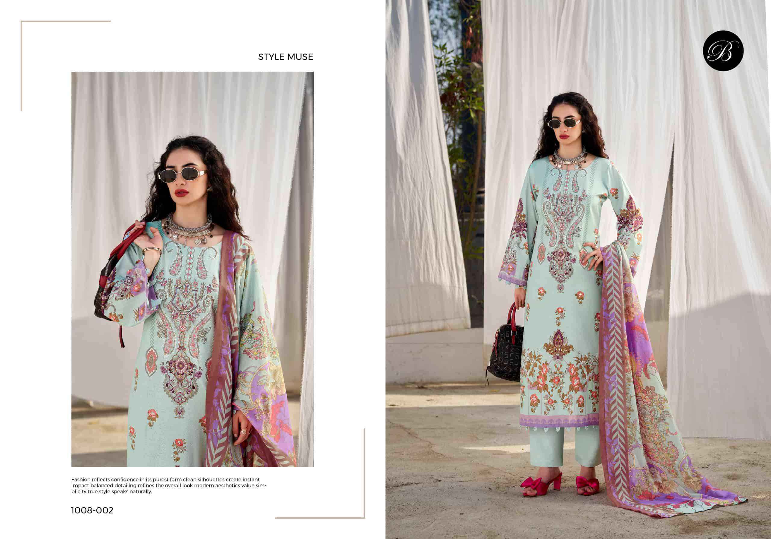 Belliza Naira Vol 157 Pure Cotton Premium Dress Material 8 Pcs Catalog 