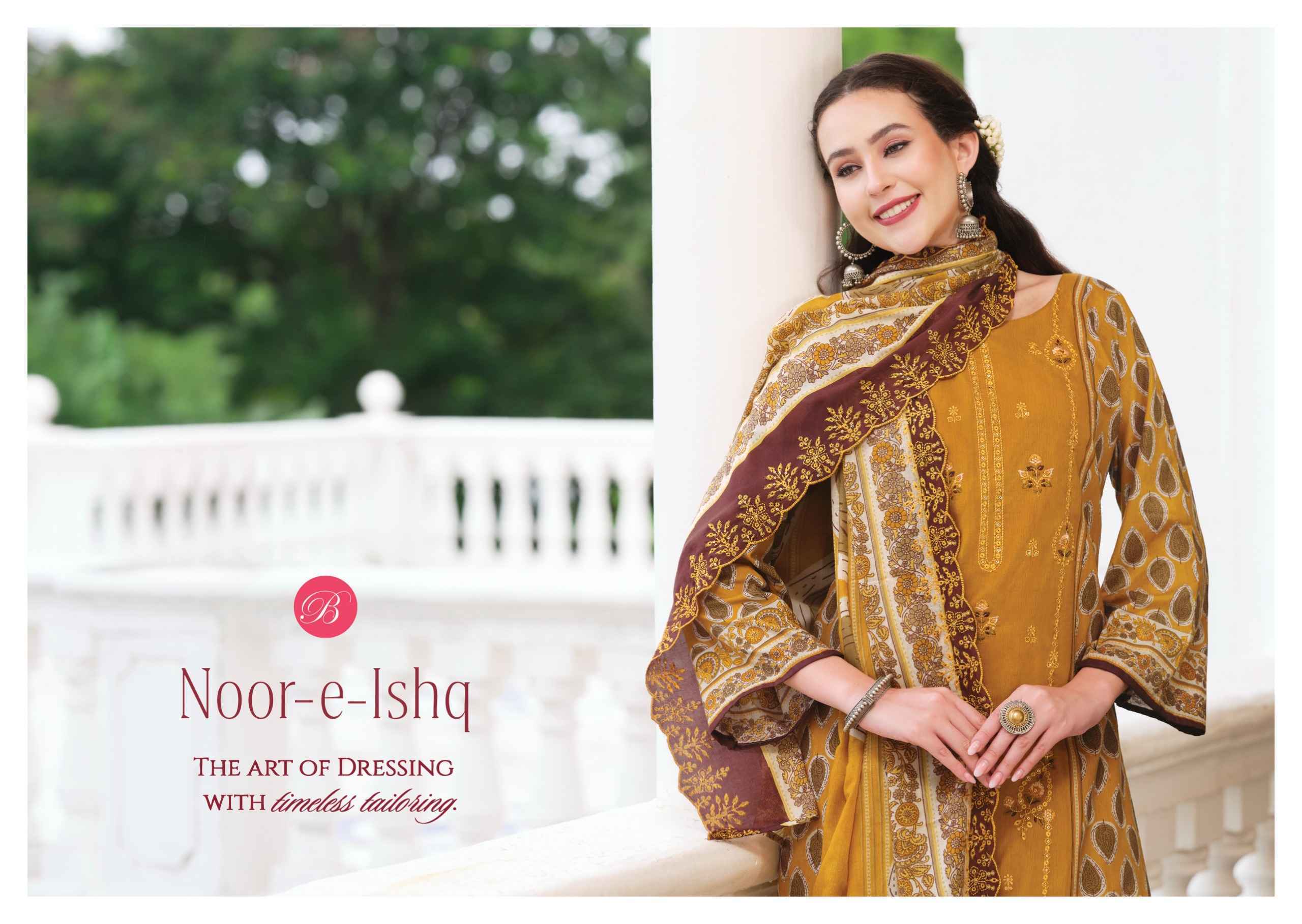 Belliza Noor E Ishq Cotton Dress Material | Real Manufacturer Wholesale Price ( 6 pcs Set )