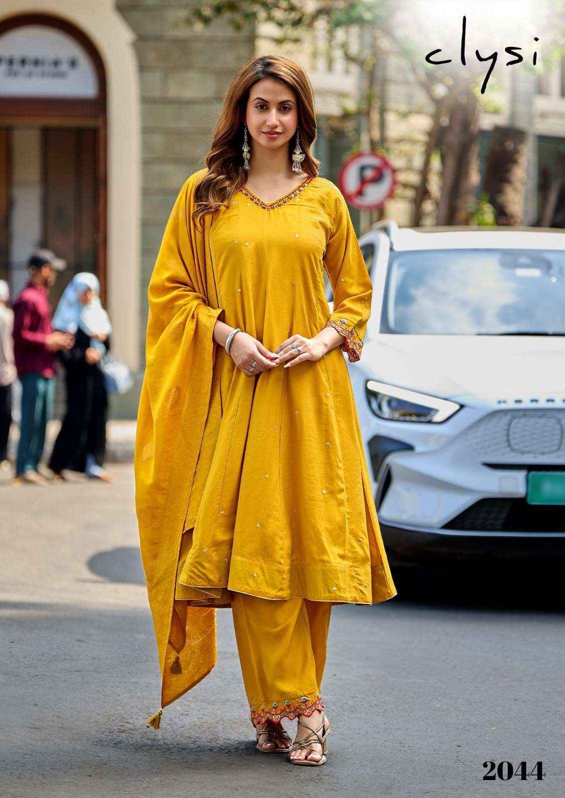 Clysi Zafira Muslin Kurti Combo Collection 4 Pcs Catalog 