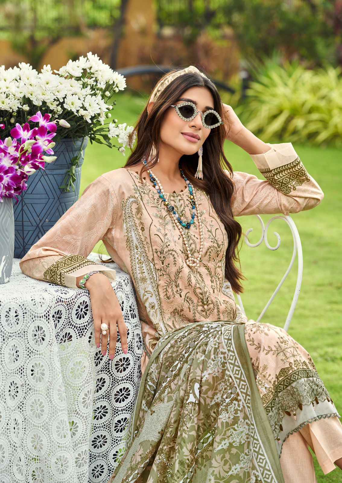 Cosmos Jazmin Vol 4 Lawn Dress Material | B2B Clothing Website ( 6 Pcs Catalogue )