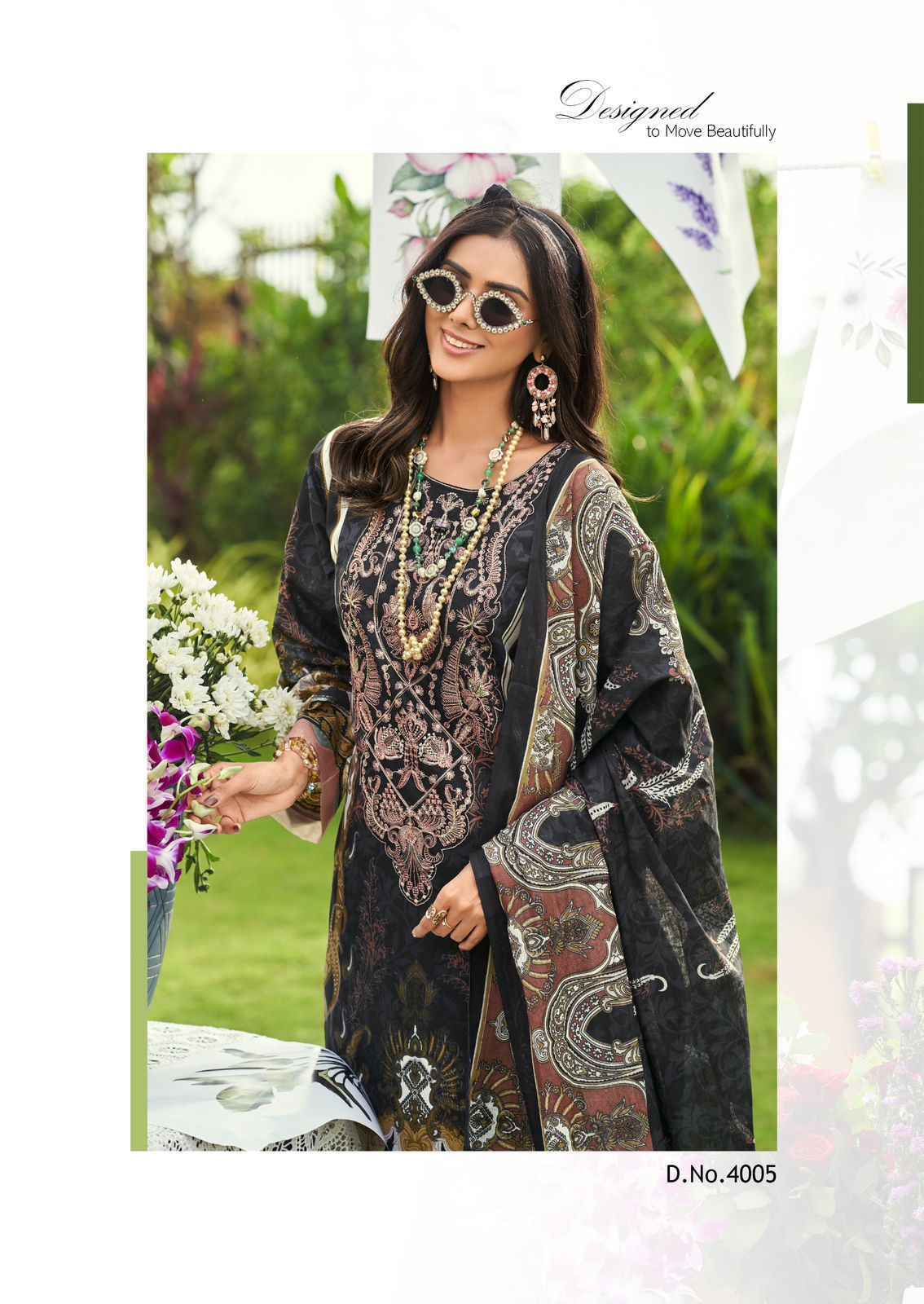 Cosmos Jazmin Vol 4 Lawn Dress Material | B2B Clothing Website ( 6 Pcs Catalogue )
