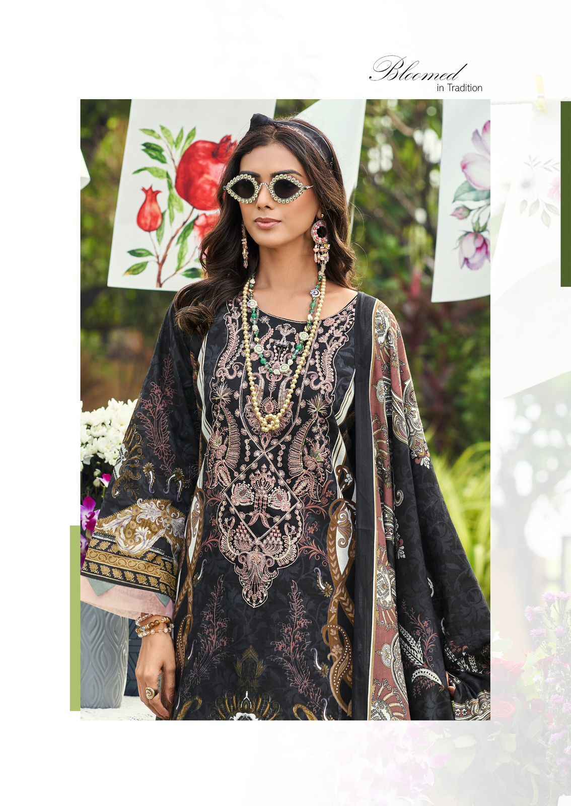 Cosmos Jazmin Vol 4 Lawn Dress Material | B2B Clothing Website ( 6 Pcs Catalogue )