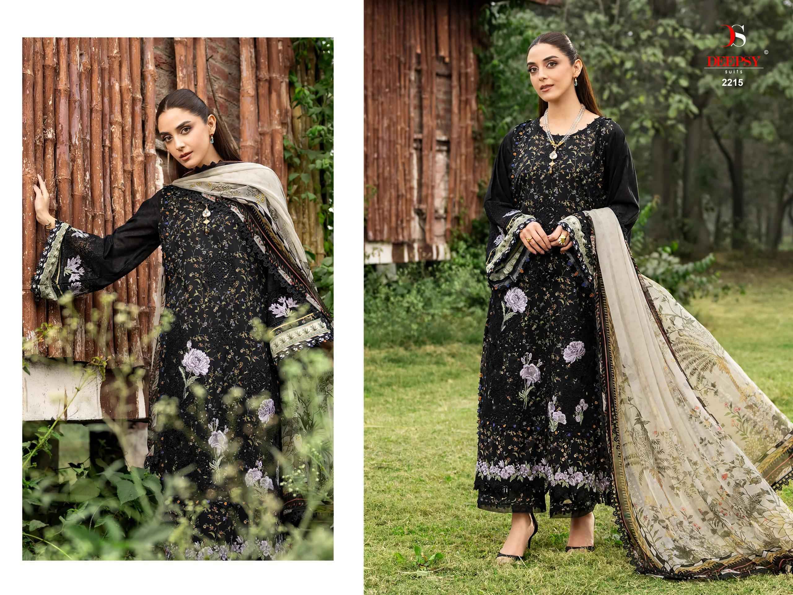 Deepsy Elaf Chikankari Vol 2 Cotton Dress Material _ Wholesale Factory Rate ( 8 Pcs Catalog )