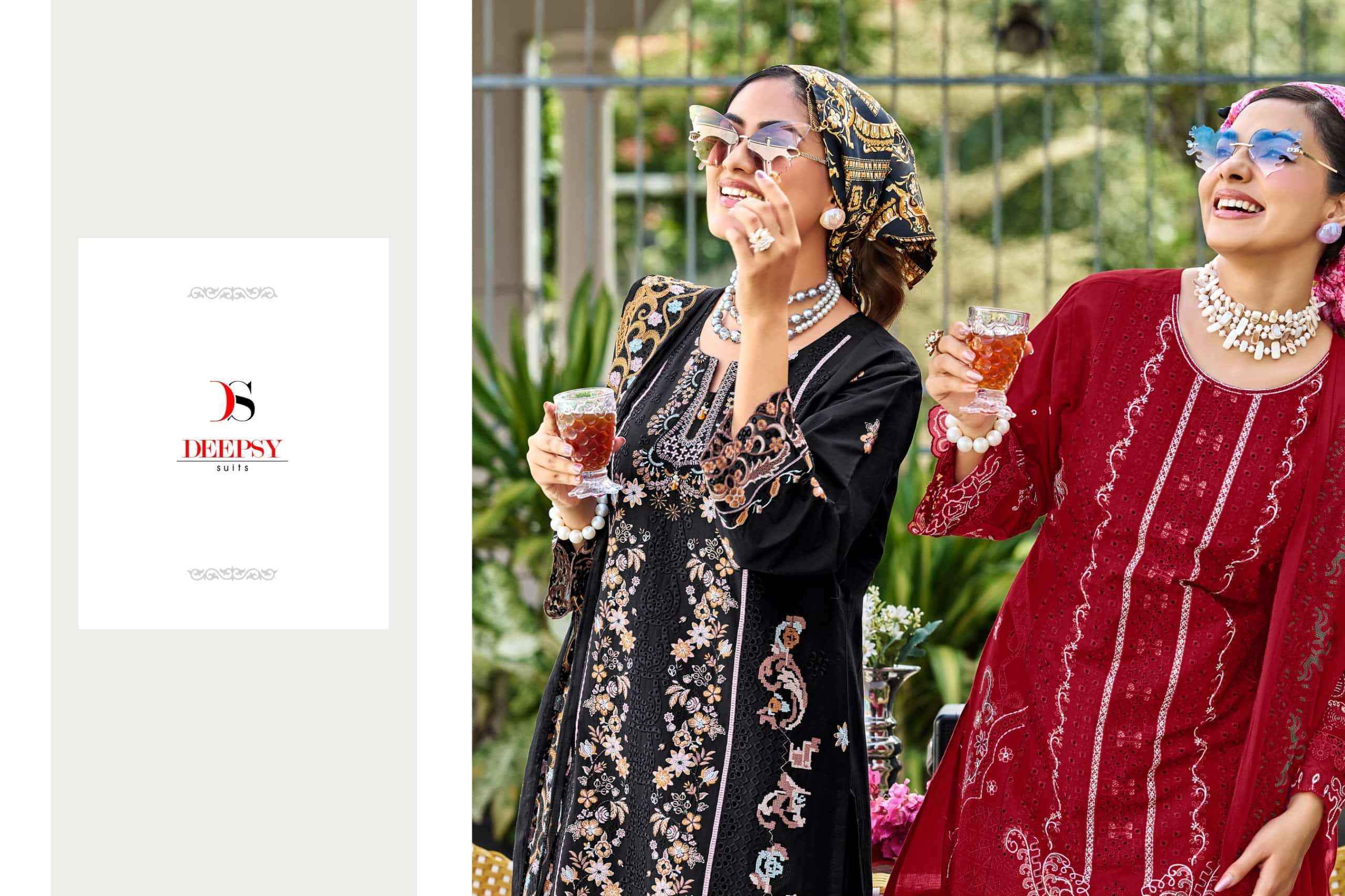 Deepsy Elaf Premium Vol 11 Cotton Pakistani Dress Material 6 Pcs Catalog