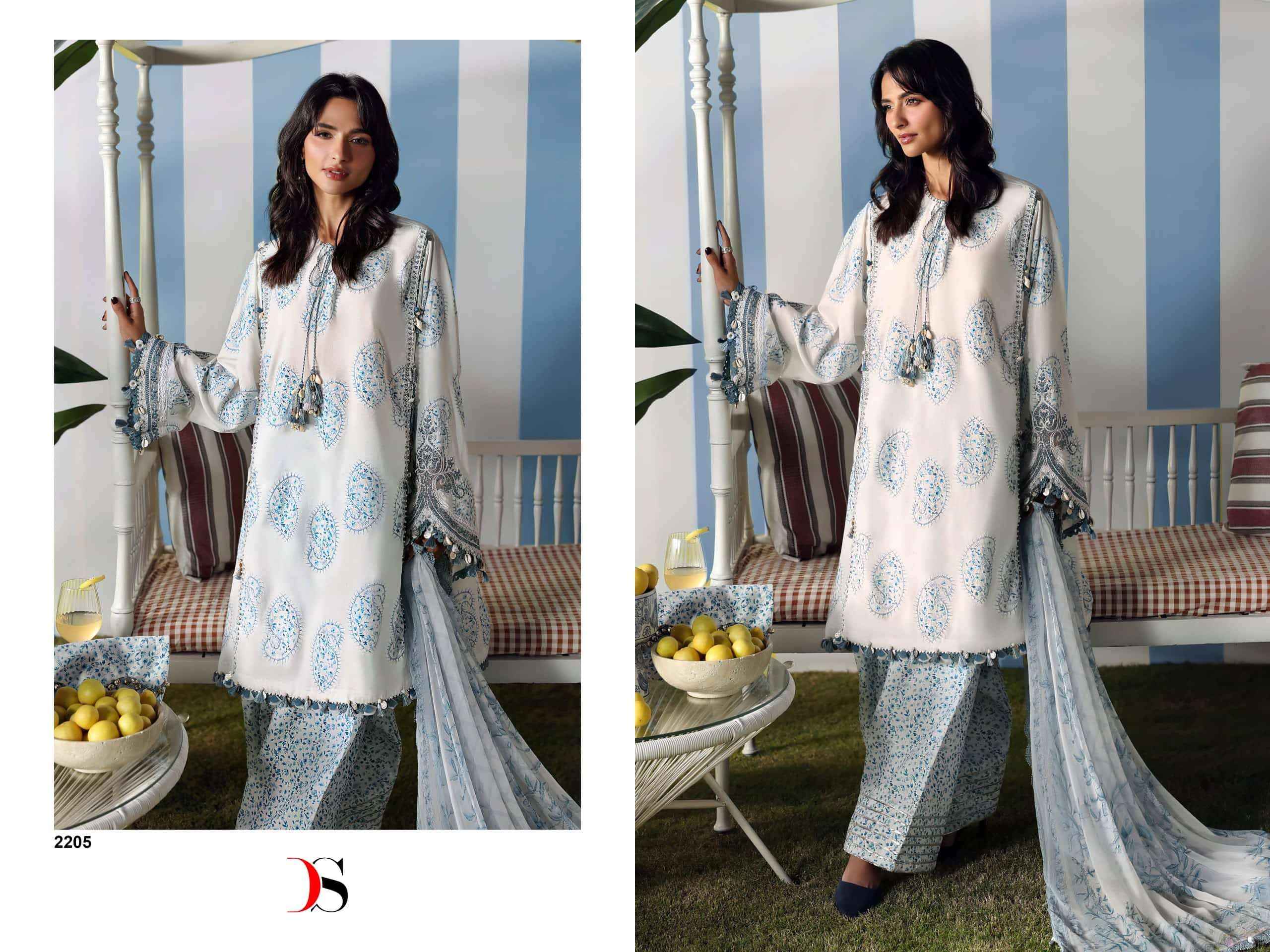 Deepsy Maria B Mprint Vol 9 Pure Lawn Pakistani Dress Material _ Wholesale Factory Rate ( 8 Pcs Catalog )
