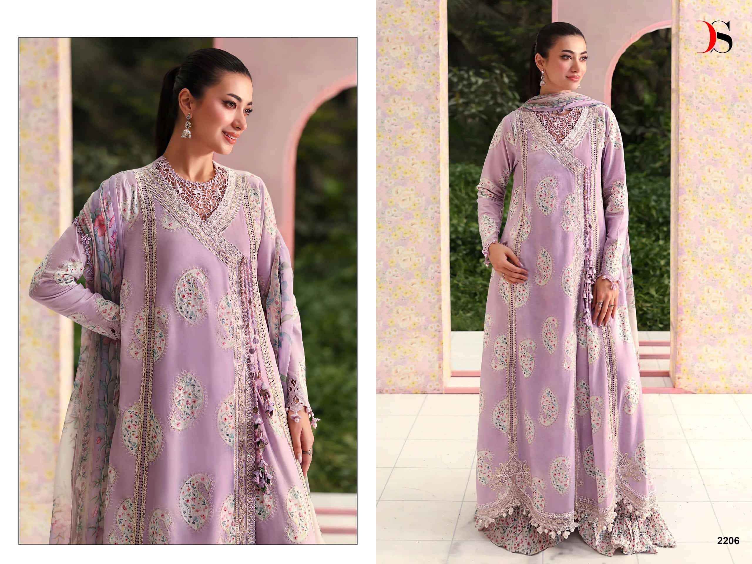 Deepsy Maria B Mprint Vol 9 Pure Lawn Pakistani Dress Material _ Wholesale Factory Rate ( 8 Pcs Catalog )