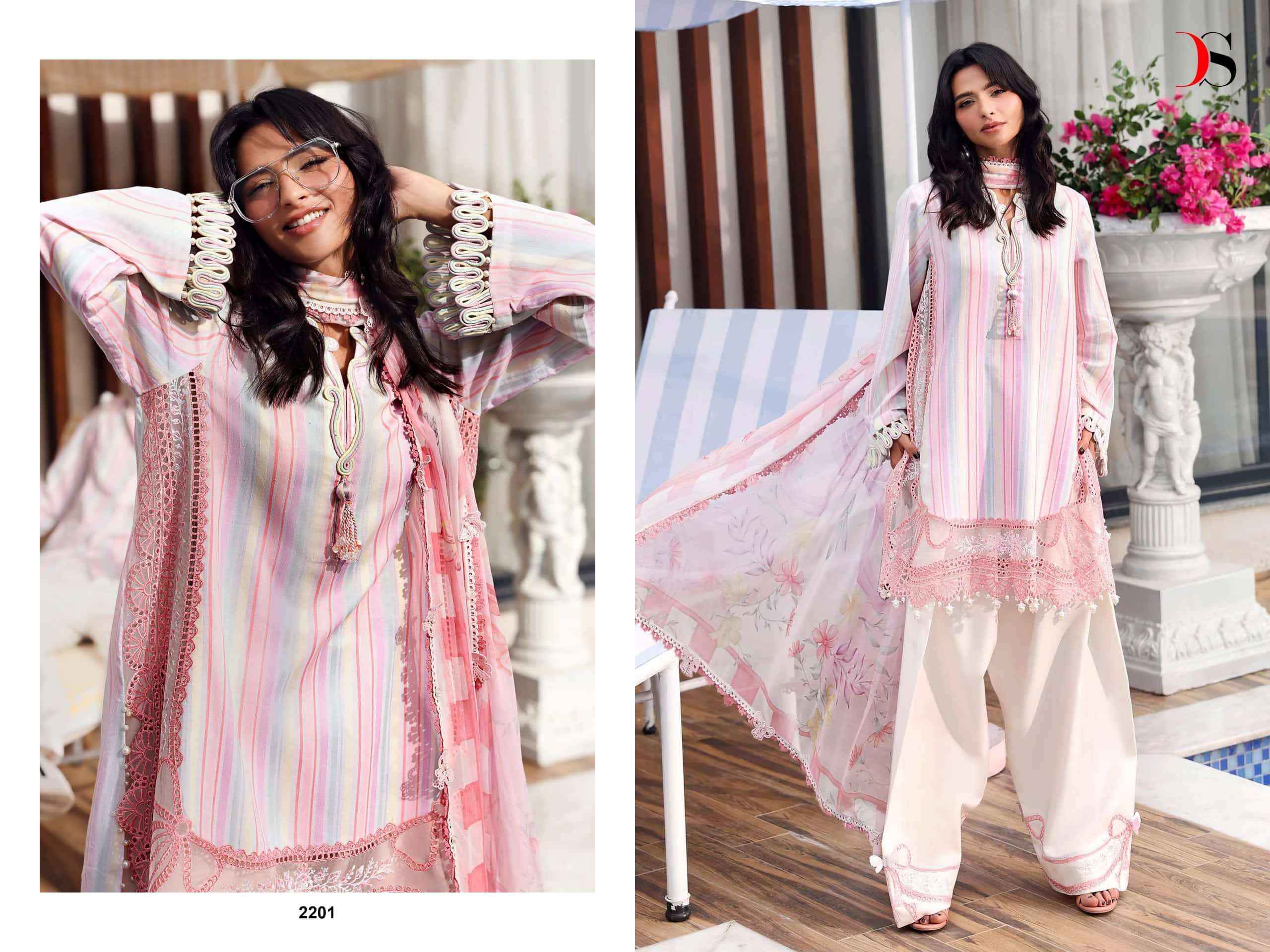 Deepsy Maria B Mprint Vol 9 Pure Lawn Pakistani Dress Material _ Wholesale Factory Rate ( 8 Pcs Catalog )