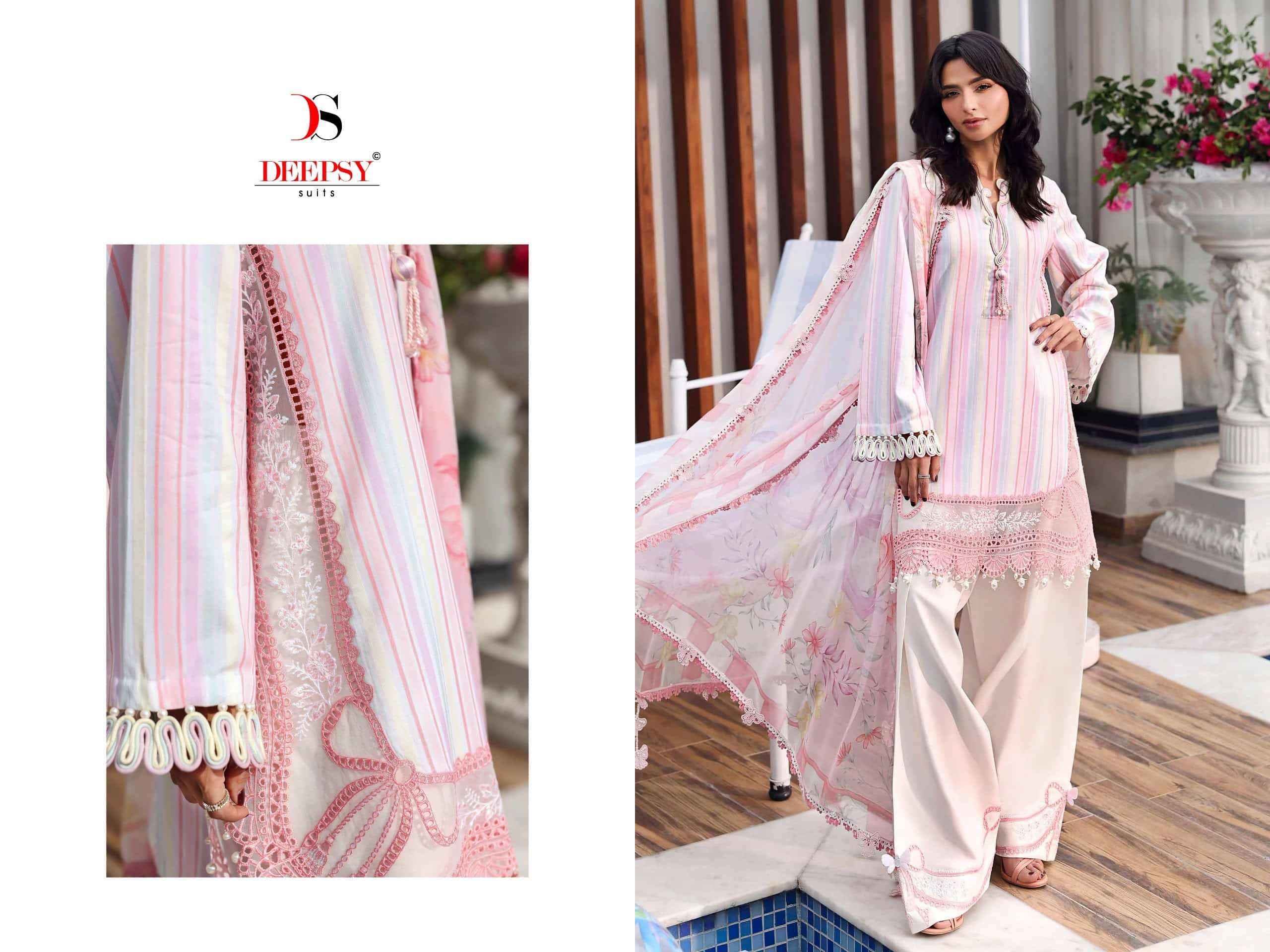 Deepsy Maria B Mprint Vol 9 Pure Lawn Pakistani Dress Material _ Wholesale Factory Rate ( 8 Pcs Catalog )