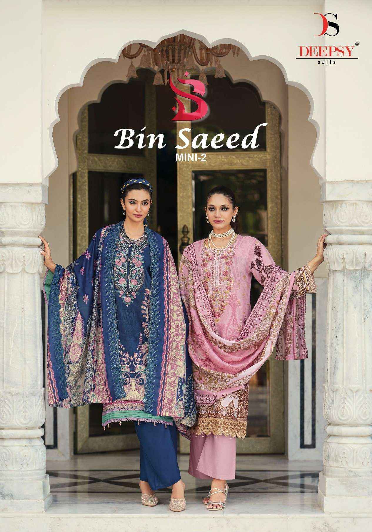 Deepsy Suits Bin Saeed Mini 2 Cotton Pakistani Dress Material 8 Pcs Catalog