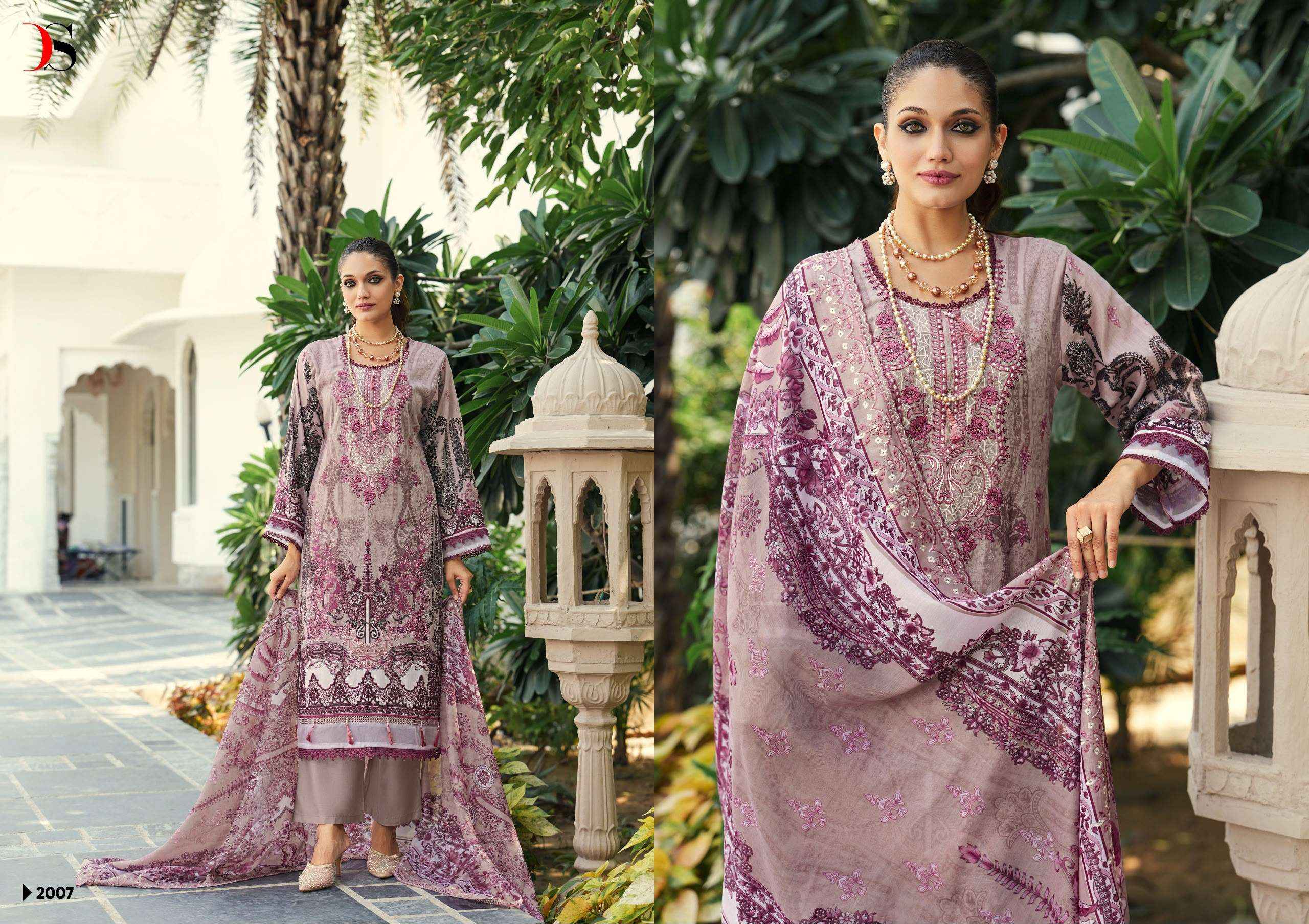 Deepsy Suits Bin Saeed Mini 2 Cotton Pakistani Dress Material 8 Pcs Catalog