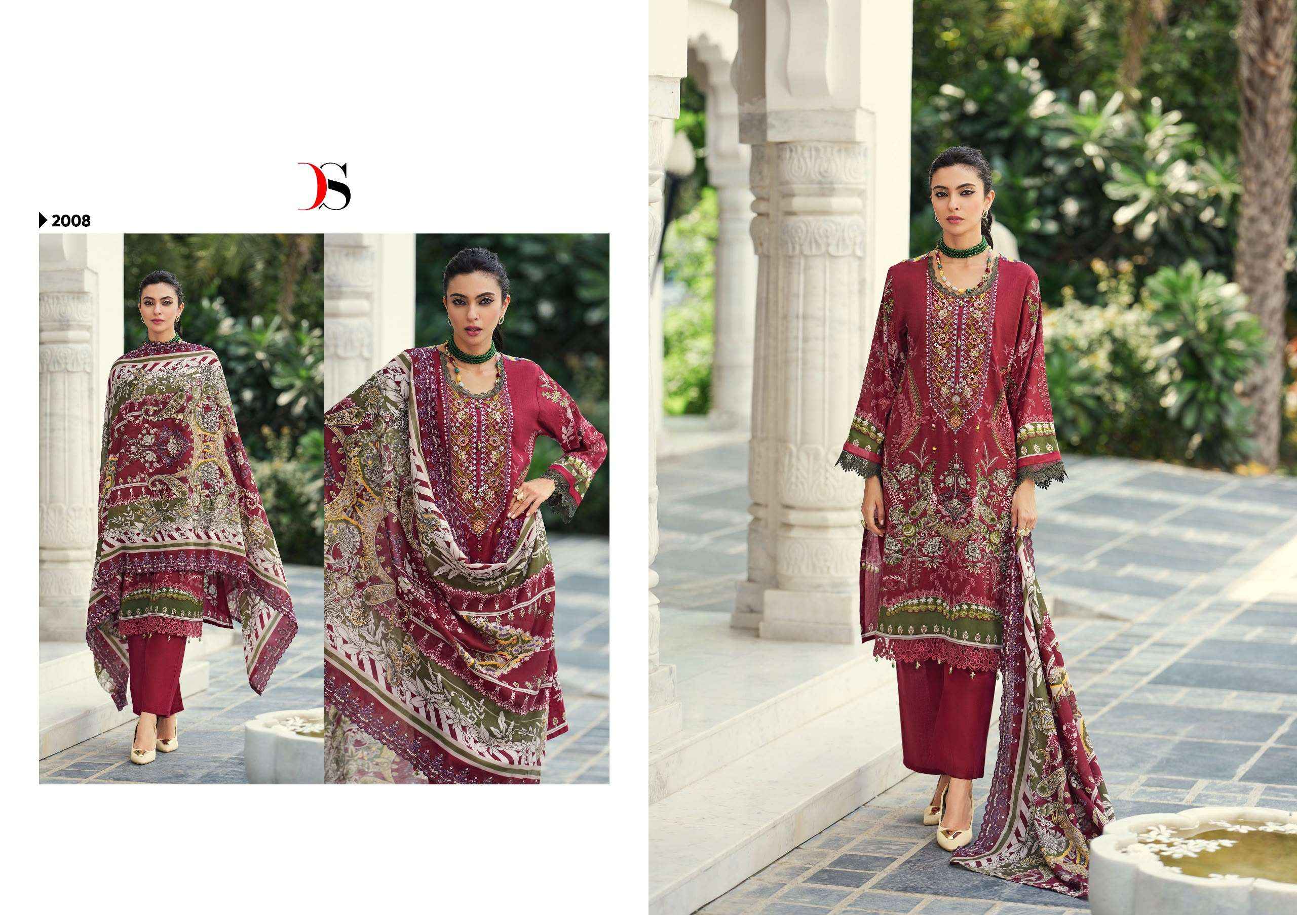 Deepsy Suits Bin Saeed Mini 2 Cotton Pakistani Dress Material 8 Pcs Catalog