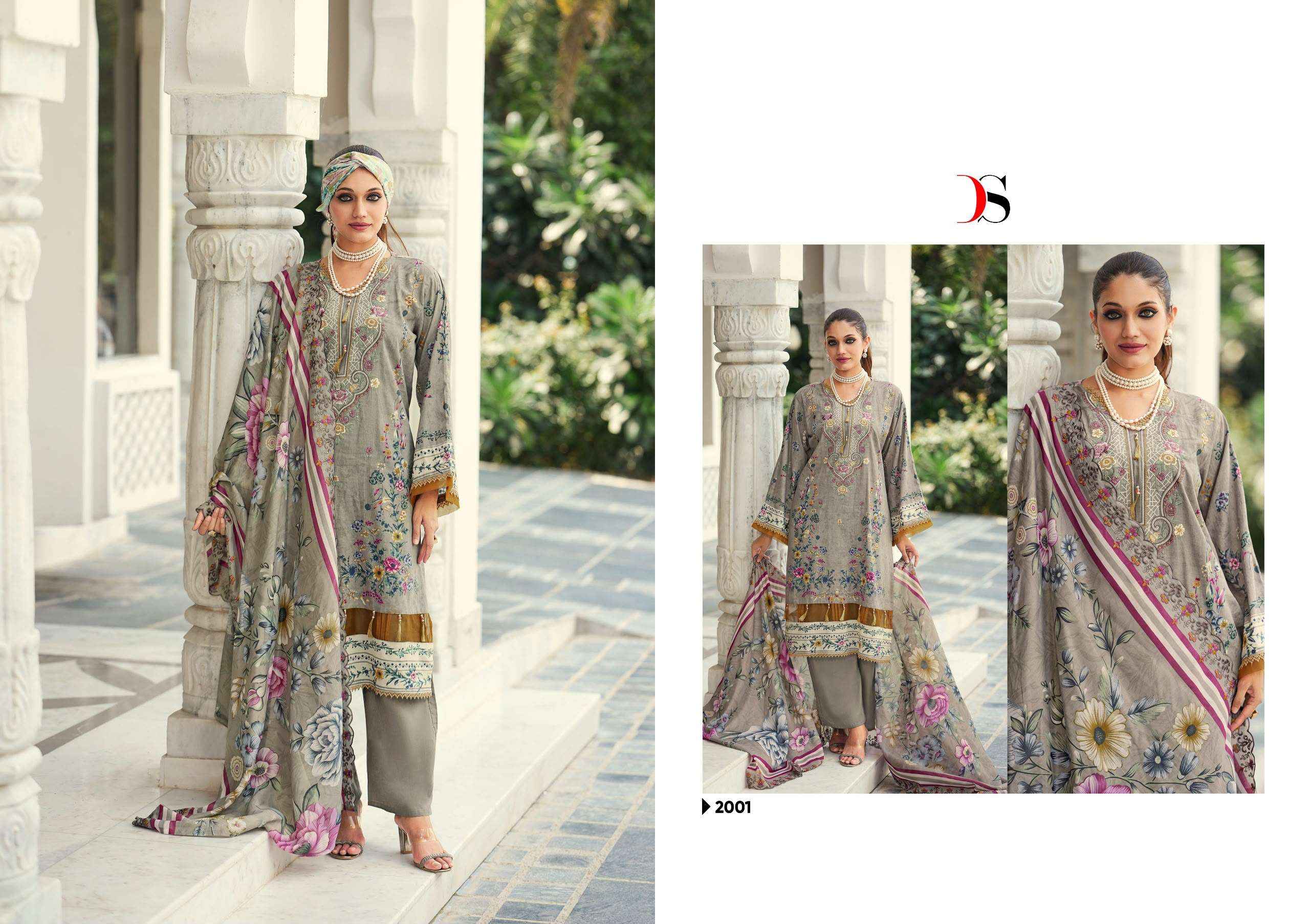 Deepsy Suits Bin Saeed Mini 2 Cotton Pakistani Dress Material 8 Pcs Catalog