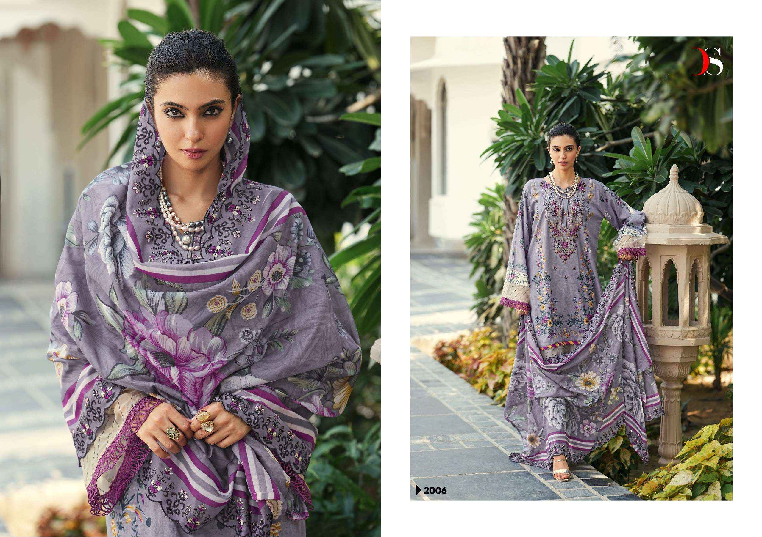 Deepsy Suits Bin Saeed Mini 2 Cotton Pakistani Dress Material 8 Pcs Catalog
