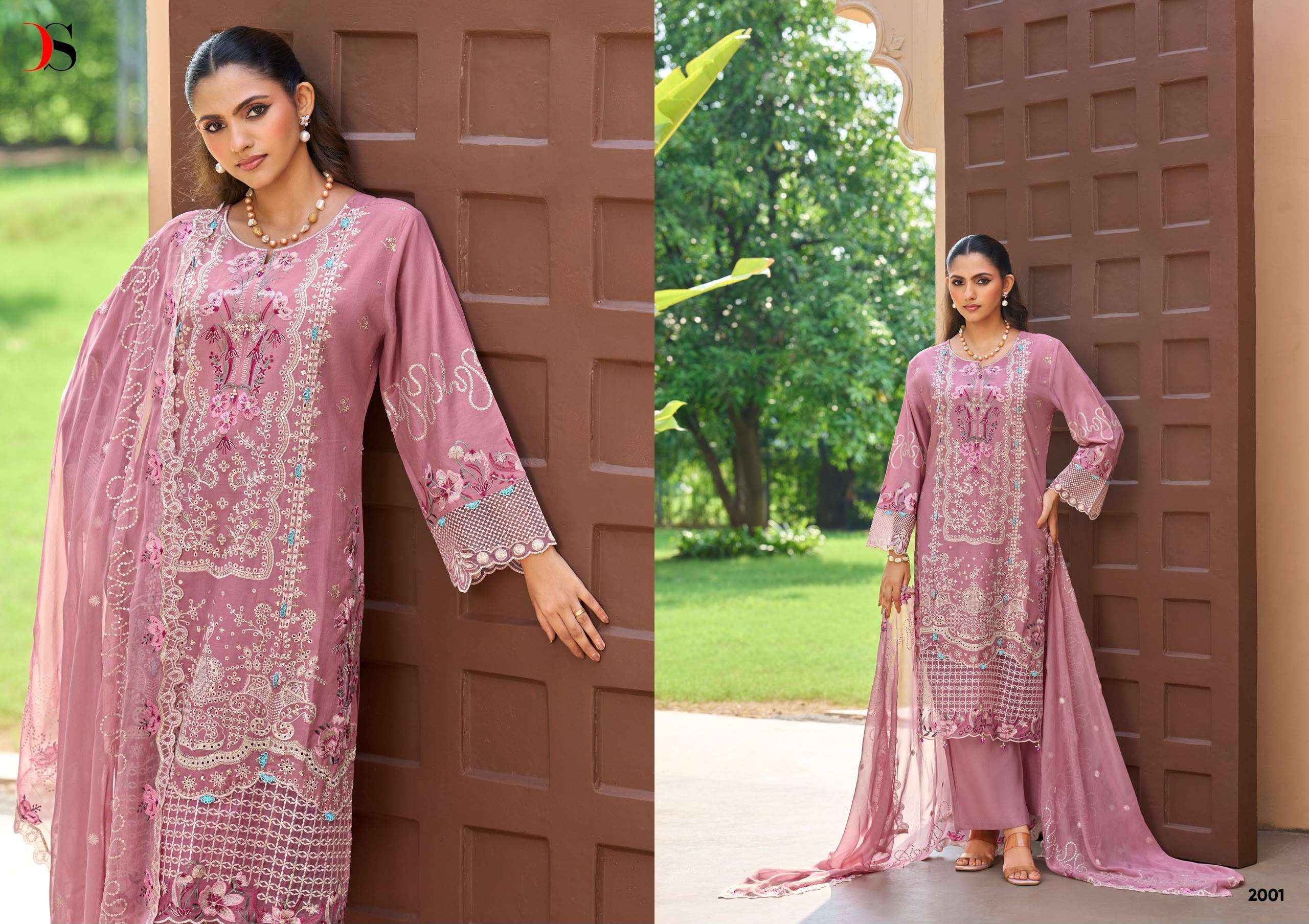DEEPSY SUITS ELAF VOL 2 COTTON DRESS MATERIAL 6 PCS CATALOG