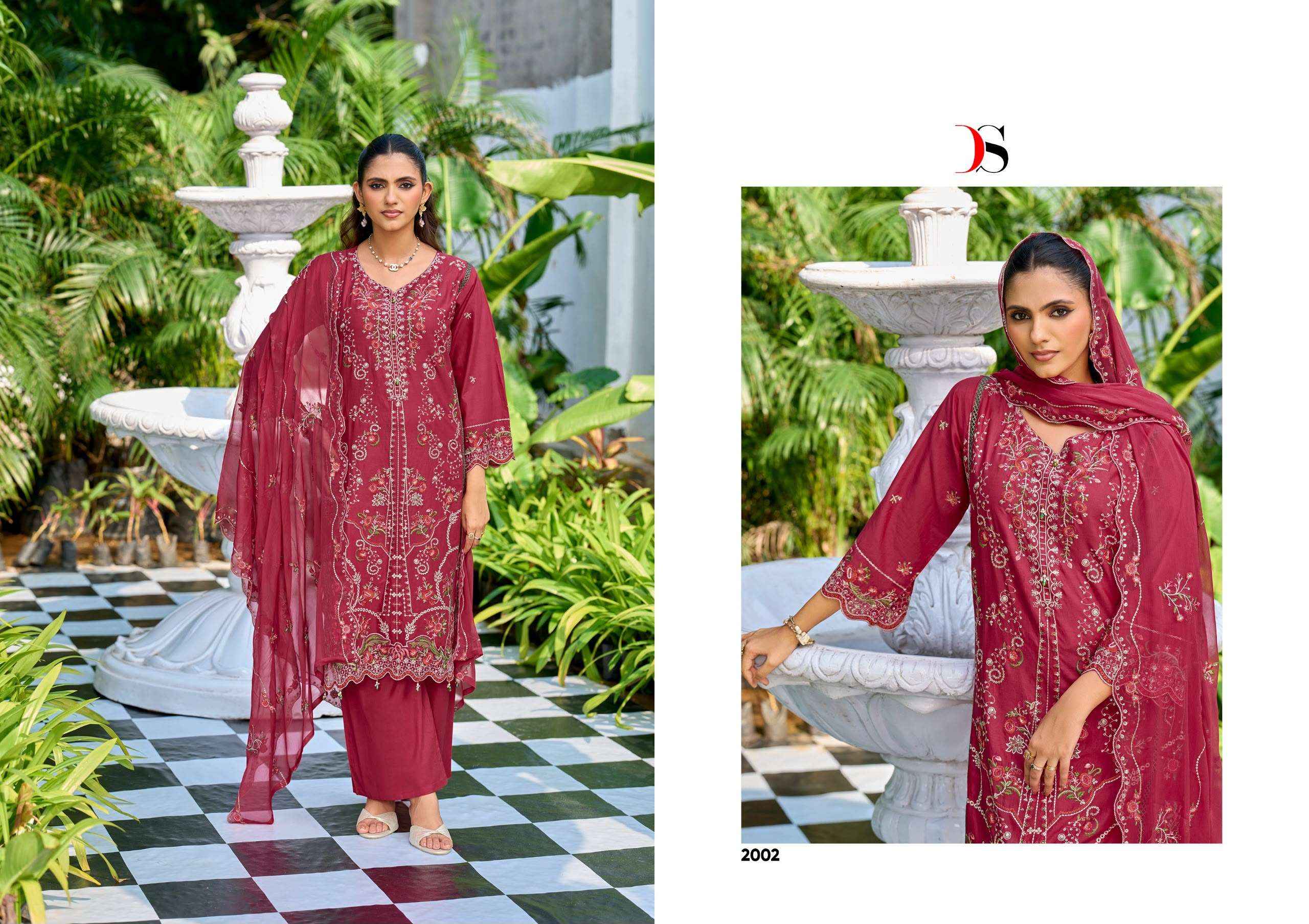 DEEPSY SUITS ELAF VOL 2 COTTON DRESS MATERIAL 6 PCS CATALOG