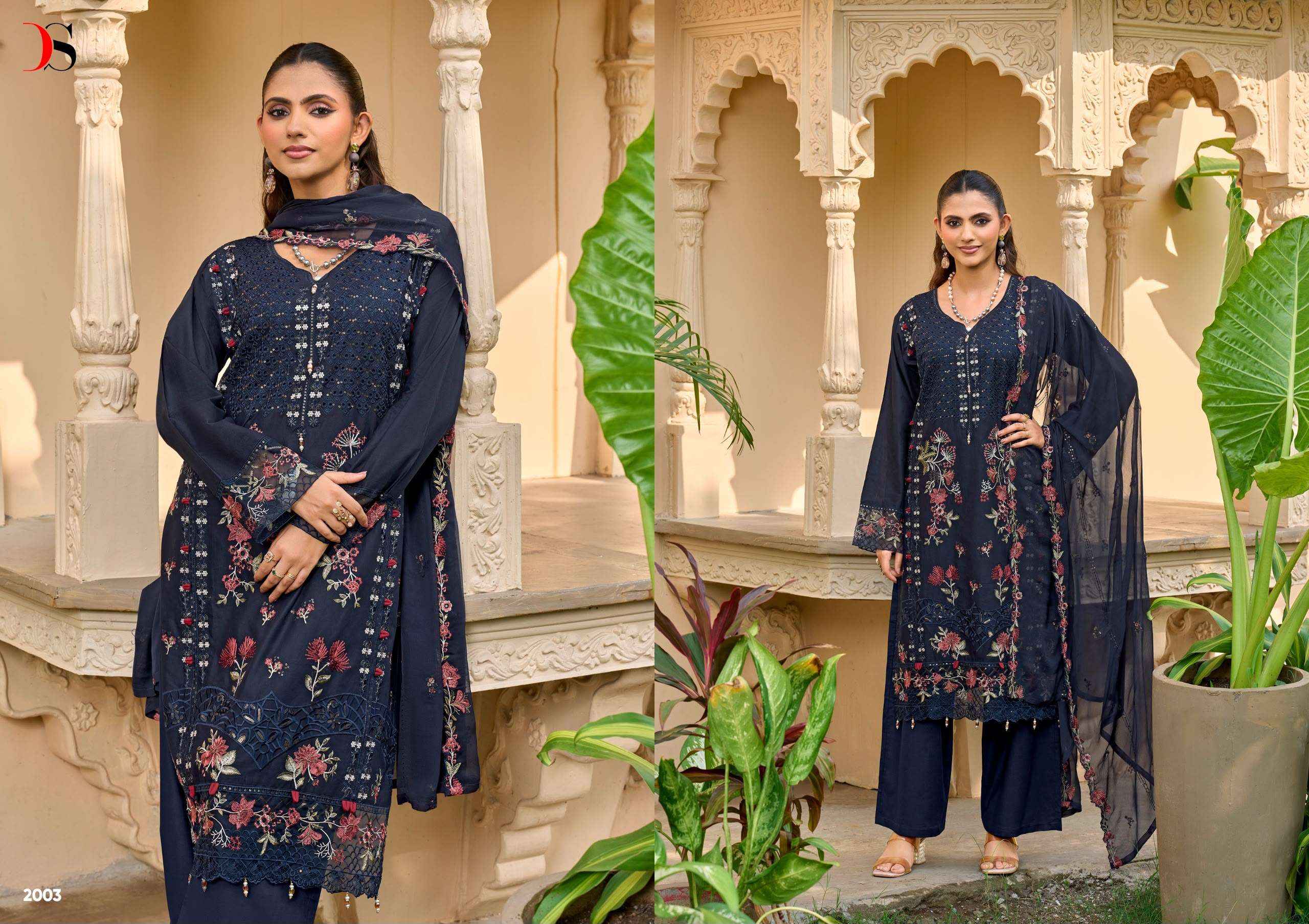 DEEPSY SUITS ELAF VOL 2 COTTON DRESS MATERIAL 6 PCS CATALOG