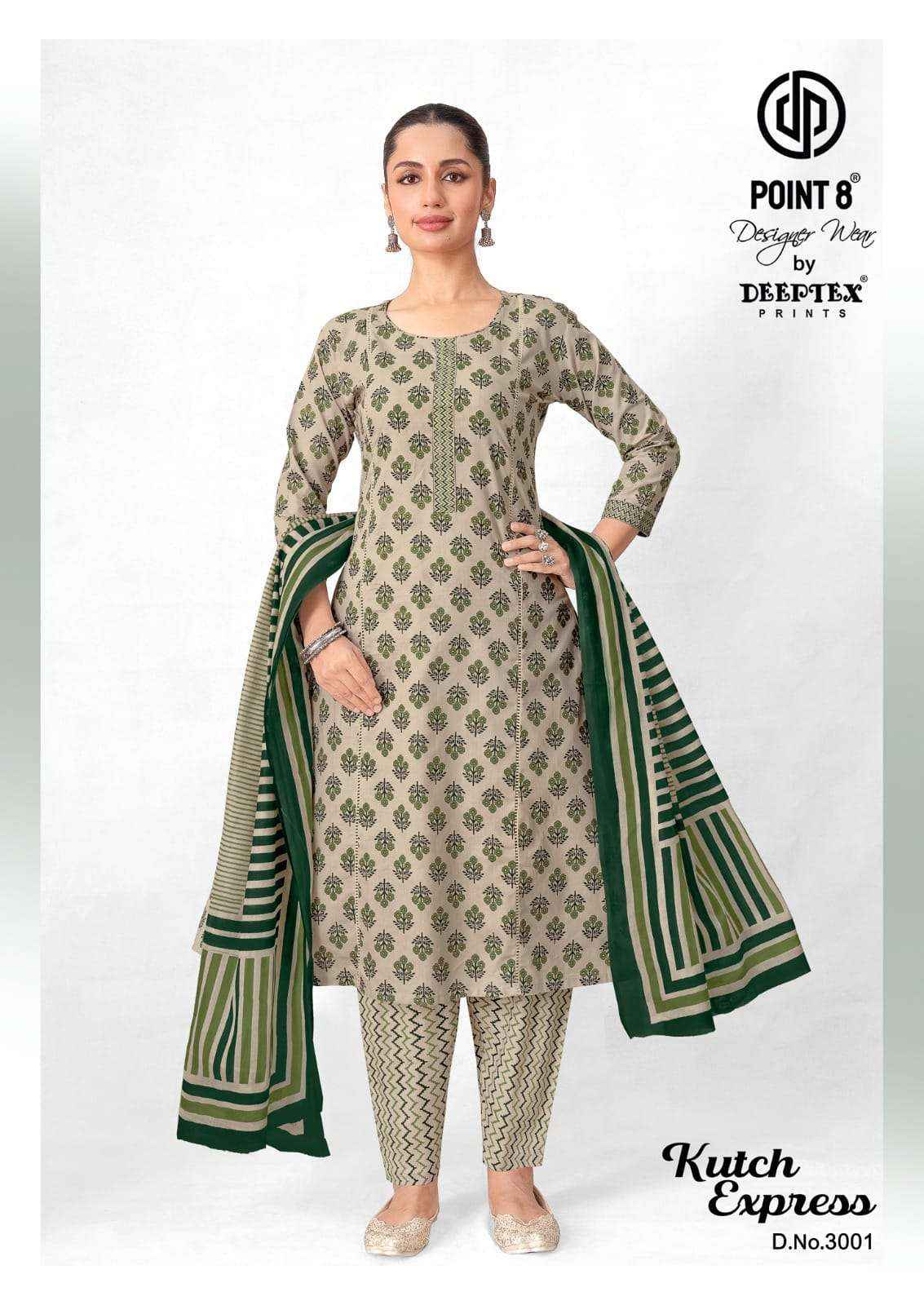 Deeptex Kutch Express Vol 3 Pure Cotton Redaymade Suits 8 Pcs