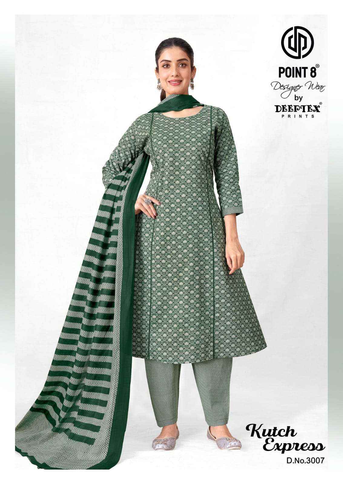 Deeptex Kutch Express Vol 3 Pure Cotton Redaymade Suits 8 Pcs