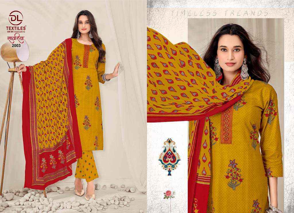 DL TEXTILES SAWARIYA VOL 2 COTTON READYMADE SUITS 10 PCS CATALOG