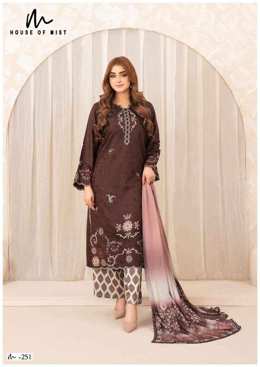 House Of Mist Ghazal Cotton Collection Vol 26 Cotton Dress Material _ Wholesale Factory Rate ( 6 Pcs Catalog )