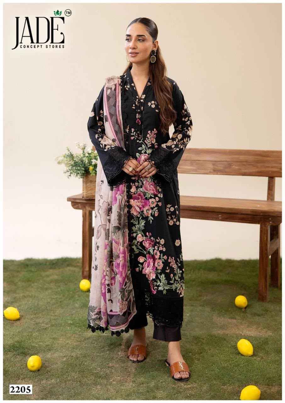 Jade Bin Saeed Heavy Luxury Vol 22 Cotton Dress Material 6 pcs Catalog 