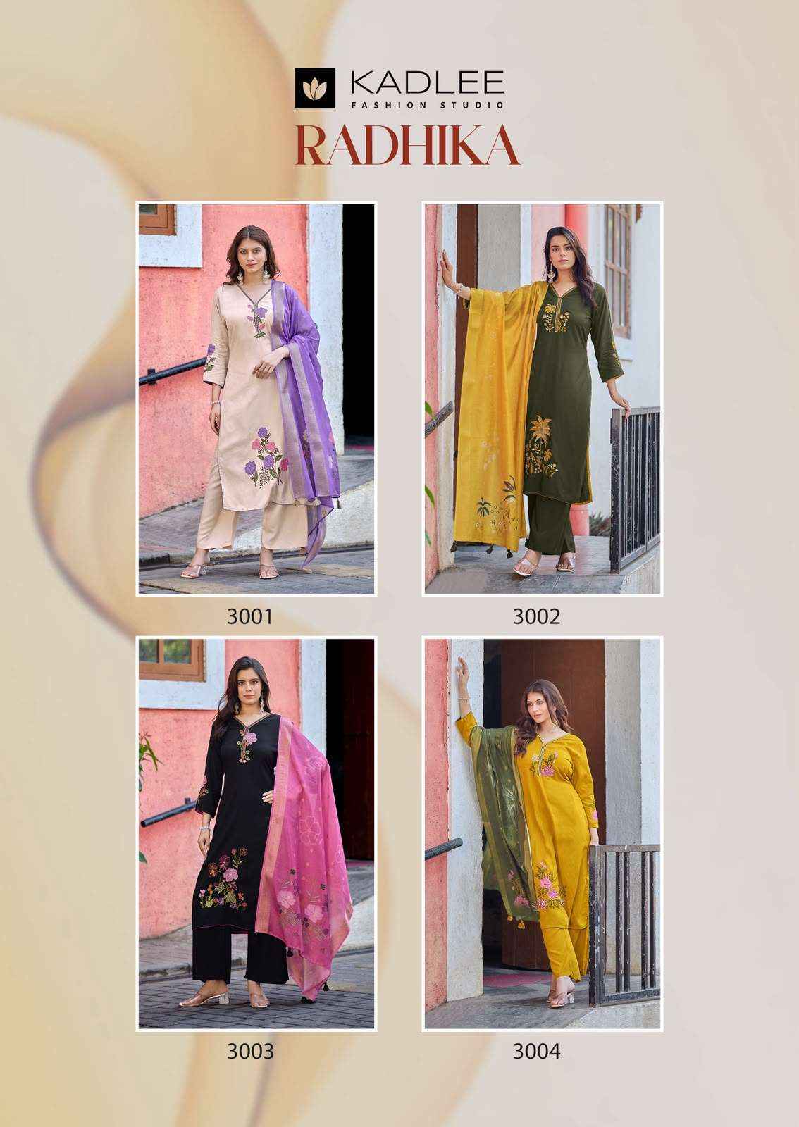 Kadlee Radhika Readymade suits 4 Pcs Catalog | Surat Wholesale