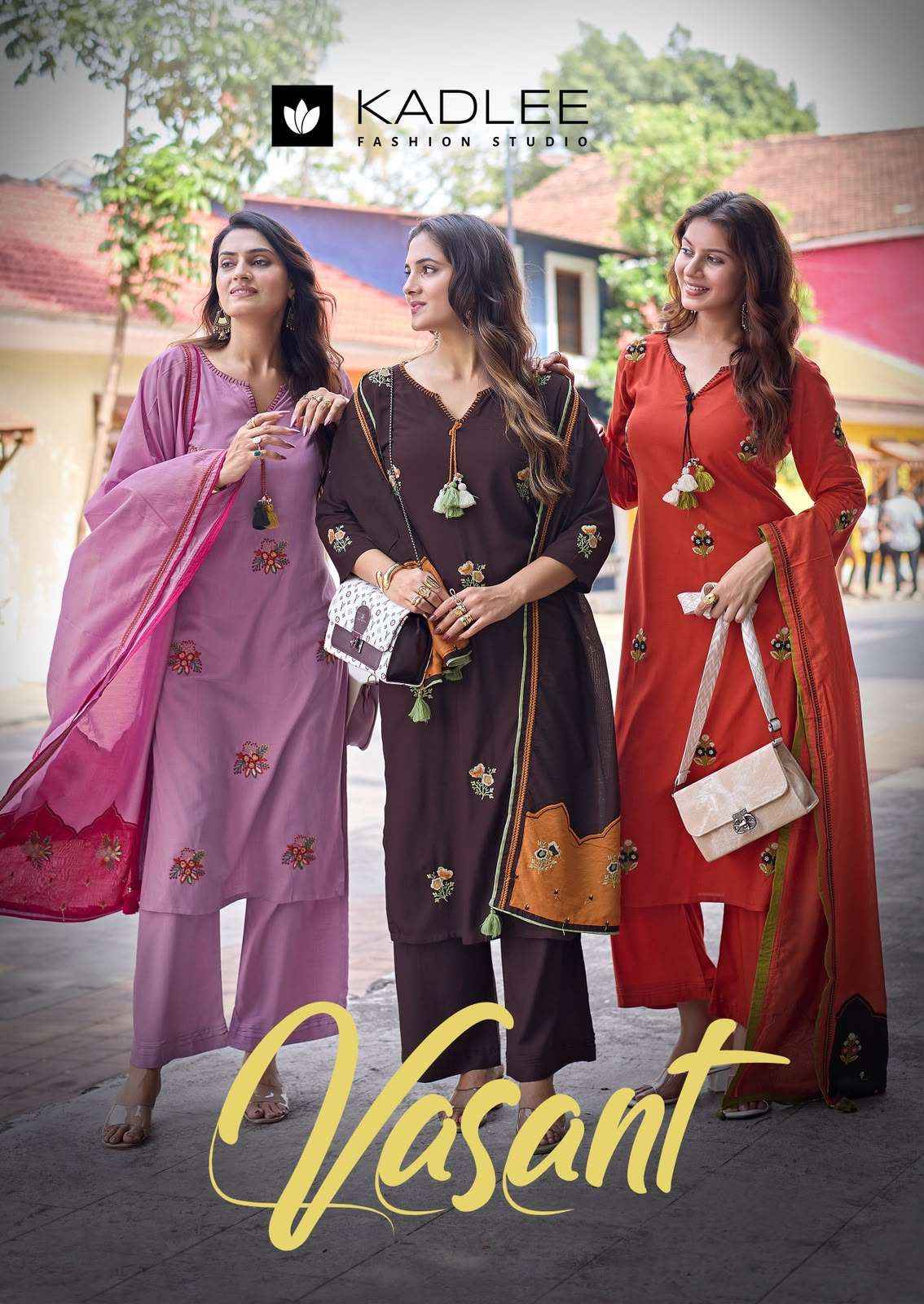 Kadlee Vasant Rayon Readymade Suits 5 Pcs Catalog | Surat Wholesale Market