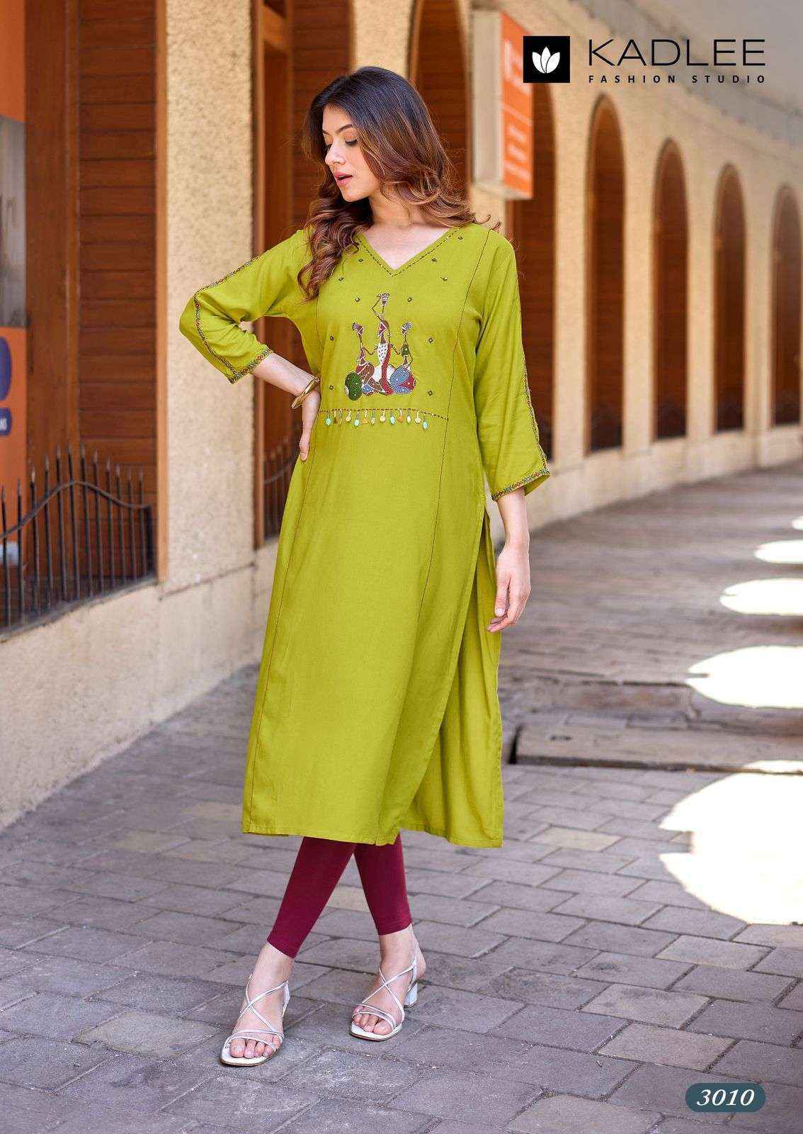 Kadlee Yashvi Vol 2 Reyon Kurti At Wholesale Price 6 Pcs Catalog