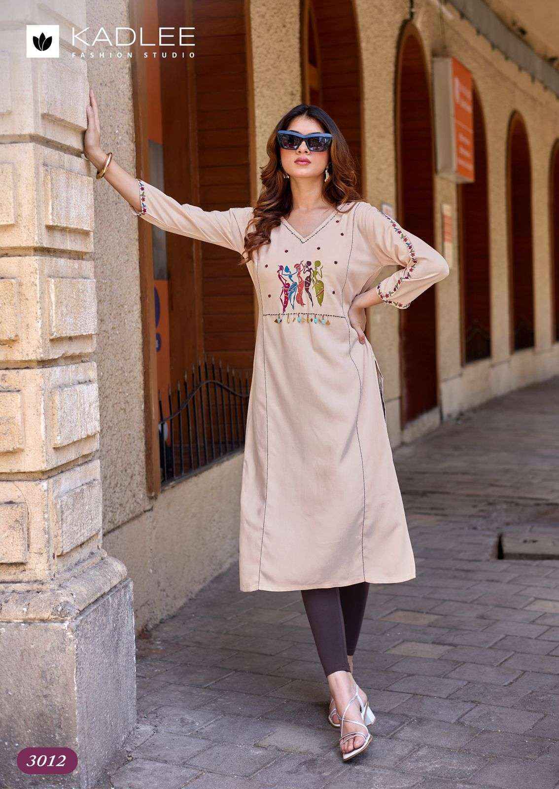 Kadlee Yashvi Vol 2 Reyon Kurti At Wholesale Price 6 Pcs Catalog