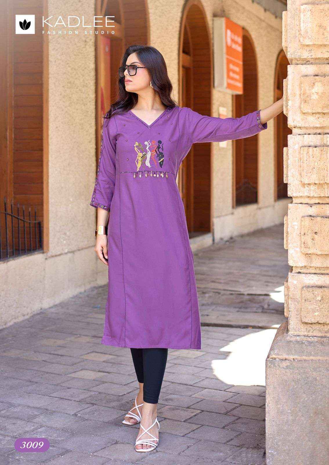 Kadlee Yashvi Vol 2 Reyon Kurti At Wholesale Price 6 Pcs Catalog