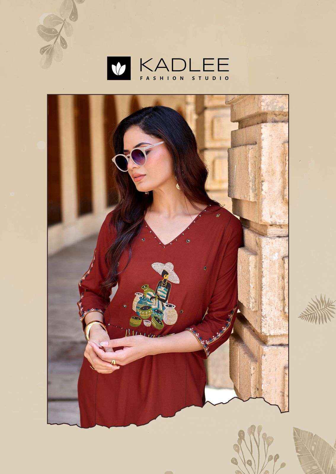 Kadlee Yashvi Vol 2 Reyon Kurti At Wholesale Price 6 Pcs Catalog