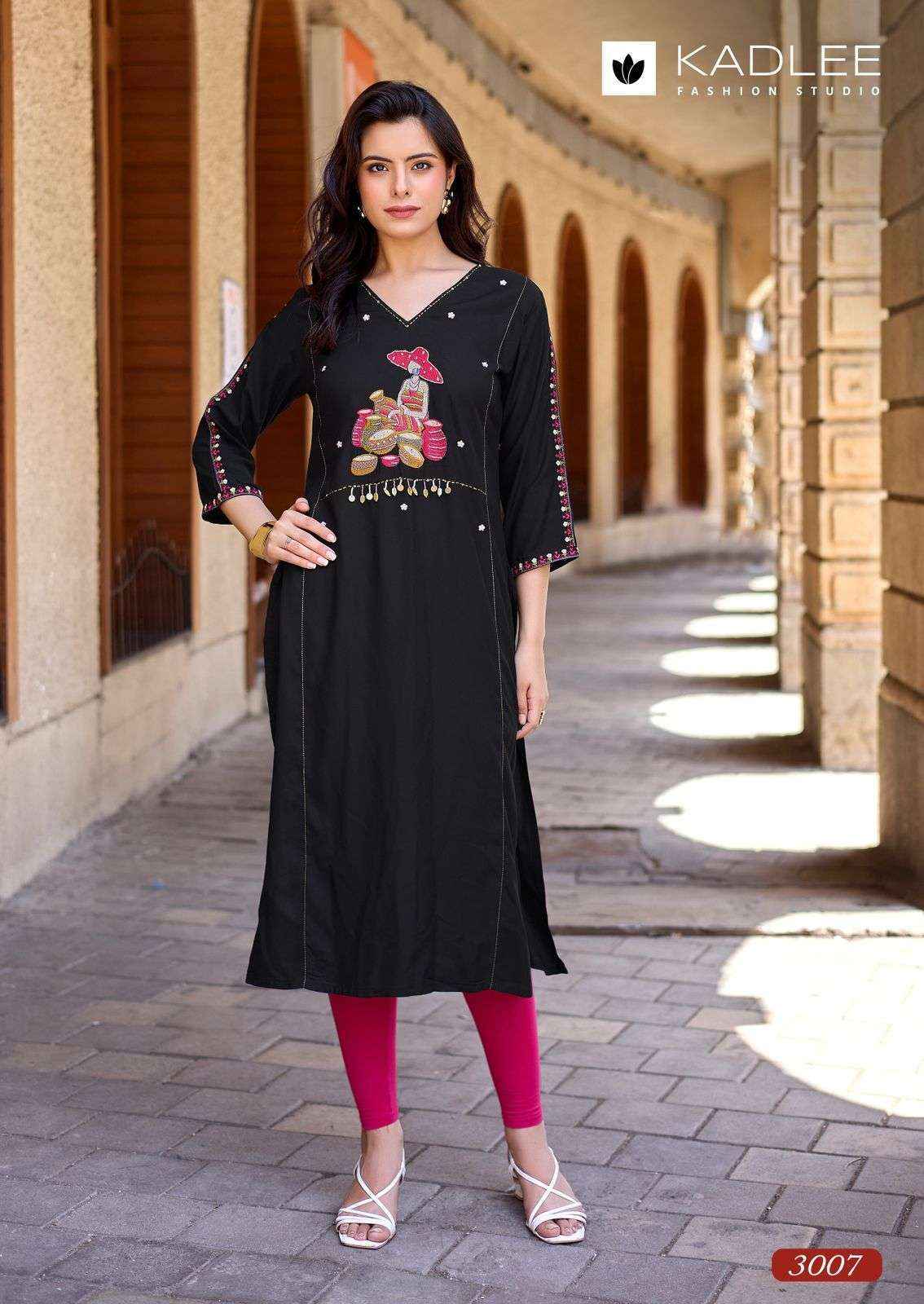 Kadlee Yashvi Vol 2 Reyon Kurti At Wholesale Price 6 Pcs Catalog
